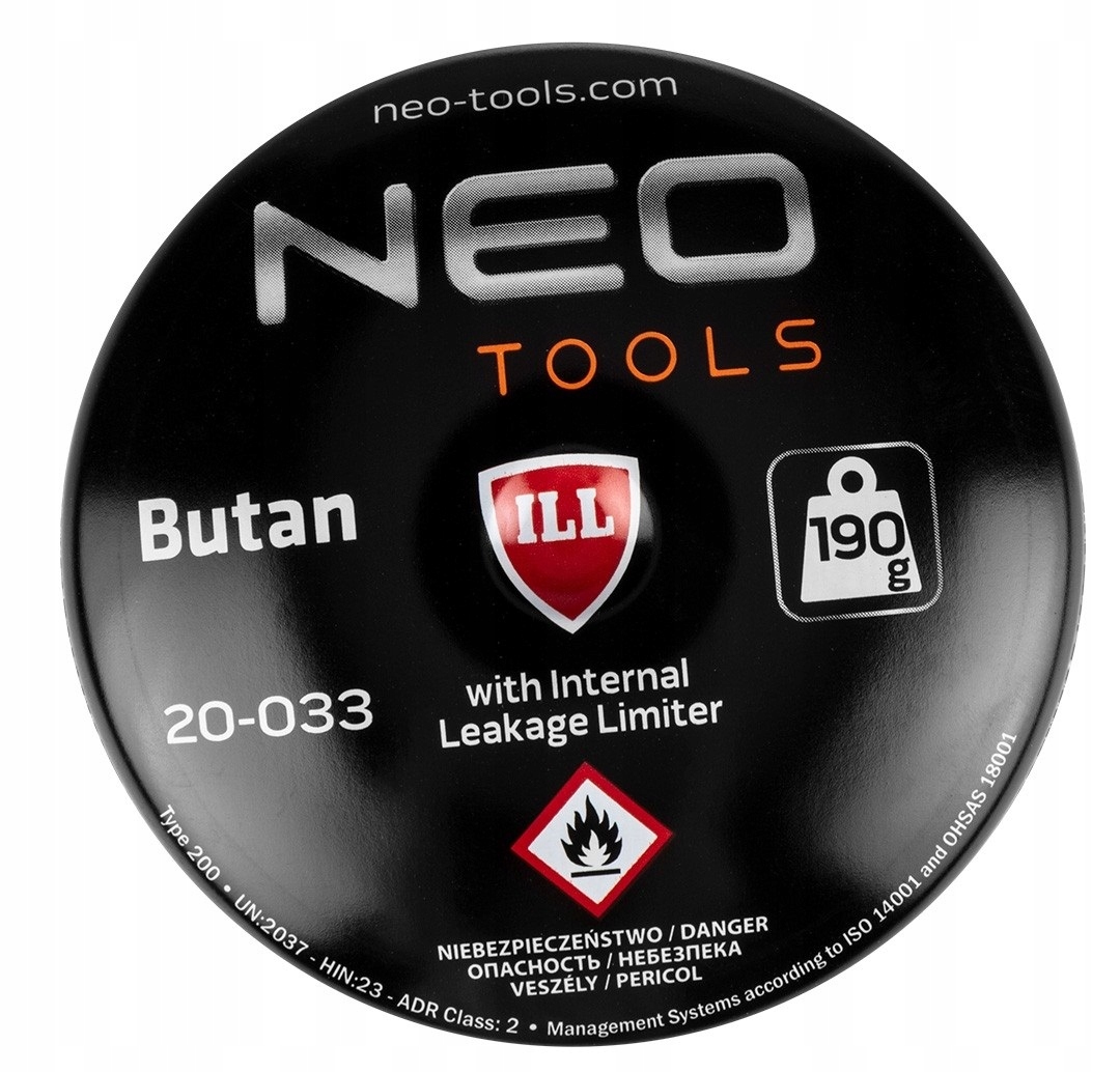 Nabój Z Gazem Butan 190g, Nabijany – Idealny do Twoich potrzeb