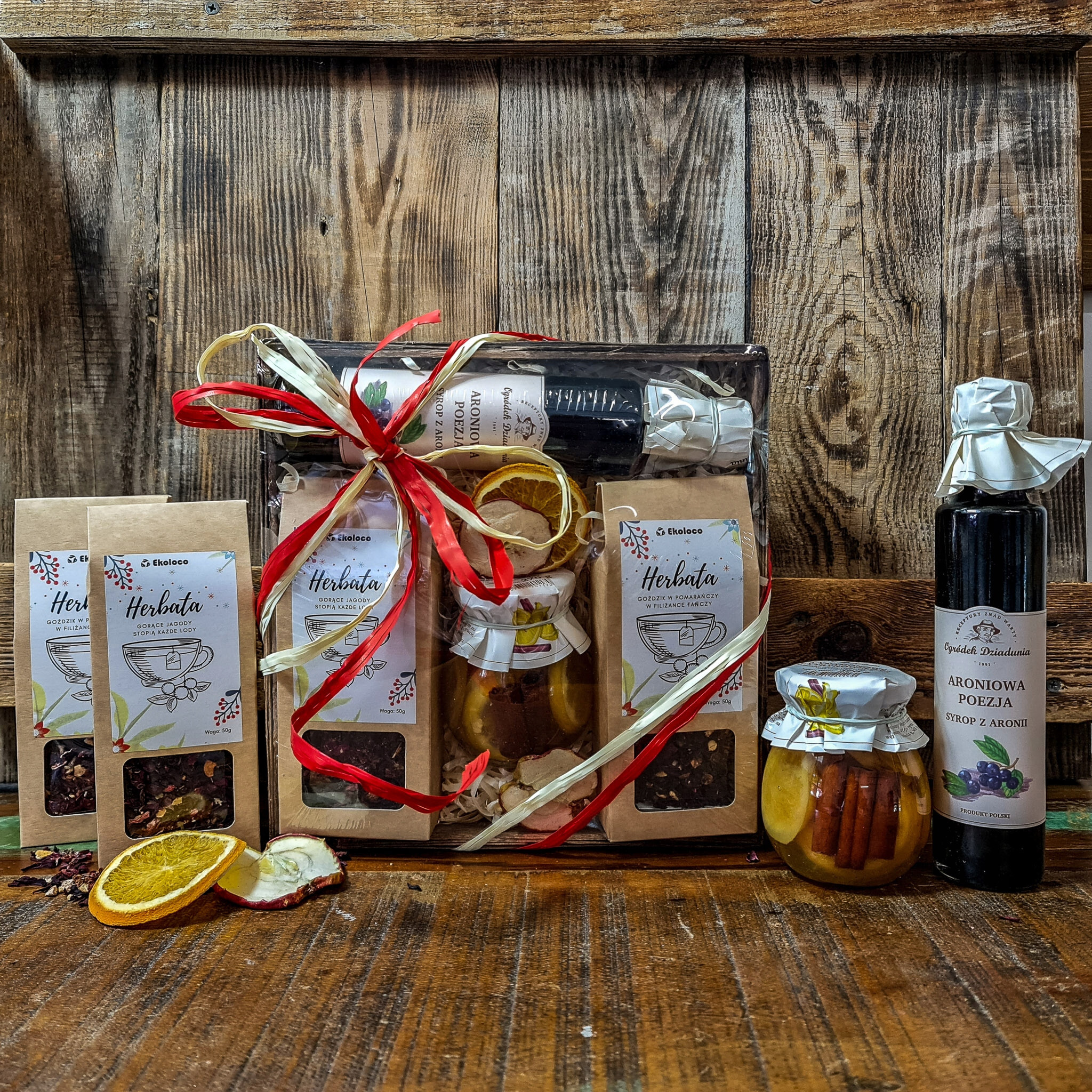 Ekoloco Kosz Prezentowy Zestaw Herbat – Idealny prezent na Święta