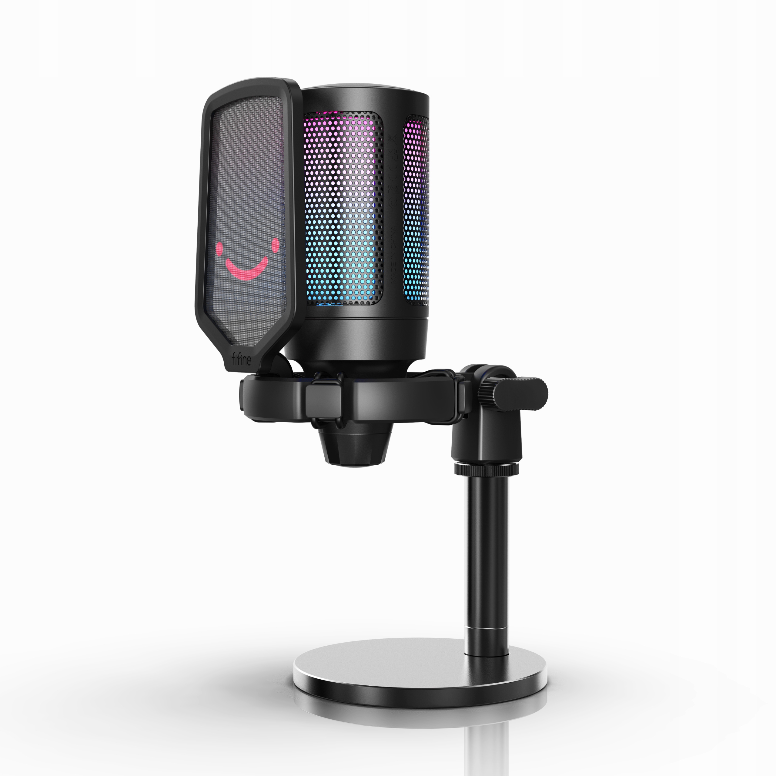 Mikrofon pojemnościowy studyjny Fifine A6 AMPLIGAME USB RGB Plug&Play – Idealny do streamingu i gier