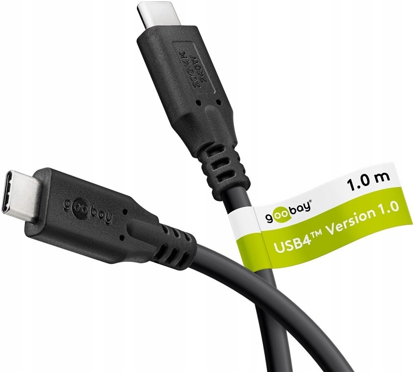Kabel USB-C™, USB4™, 240 W, 20 Gbit/s, Power Delivery – Nowoczesne połączenie dla Twojego sprzętu
