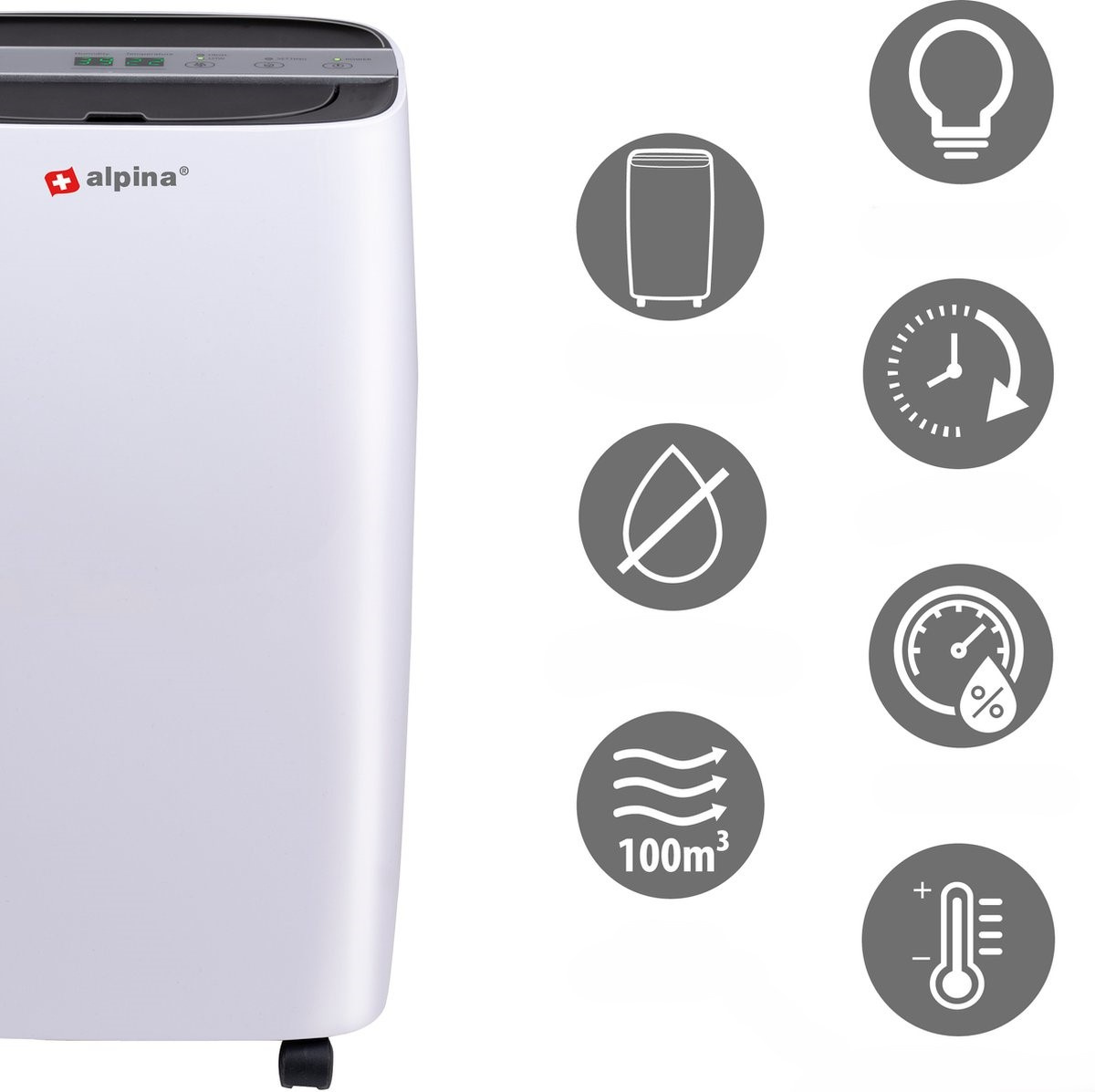 Kompaktowe wymiary i mobilność – Łatwe przemieszczanie dzięki kółkom