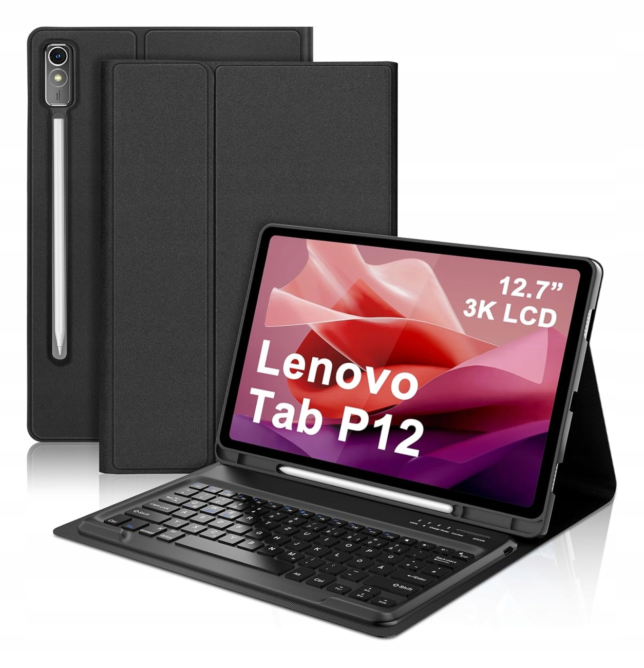 Etui z klawiaturą Supero do Lenovo Tab P12 TB370 – Idealna ochrona i funkcjonalność