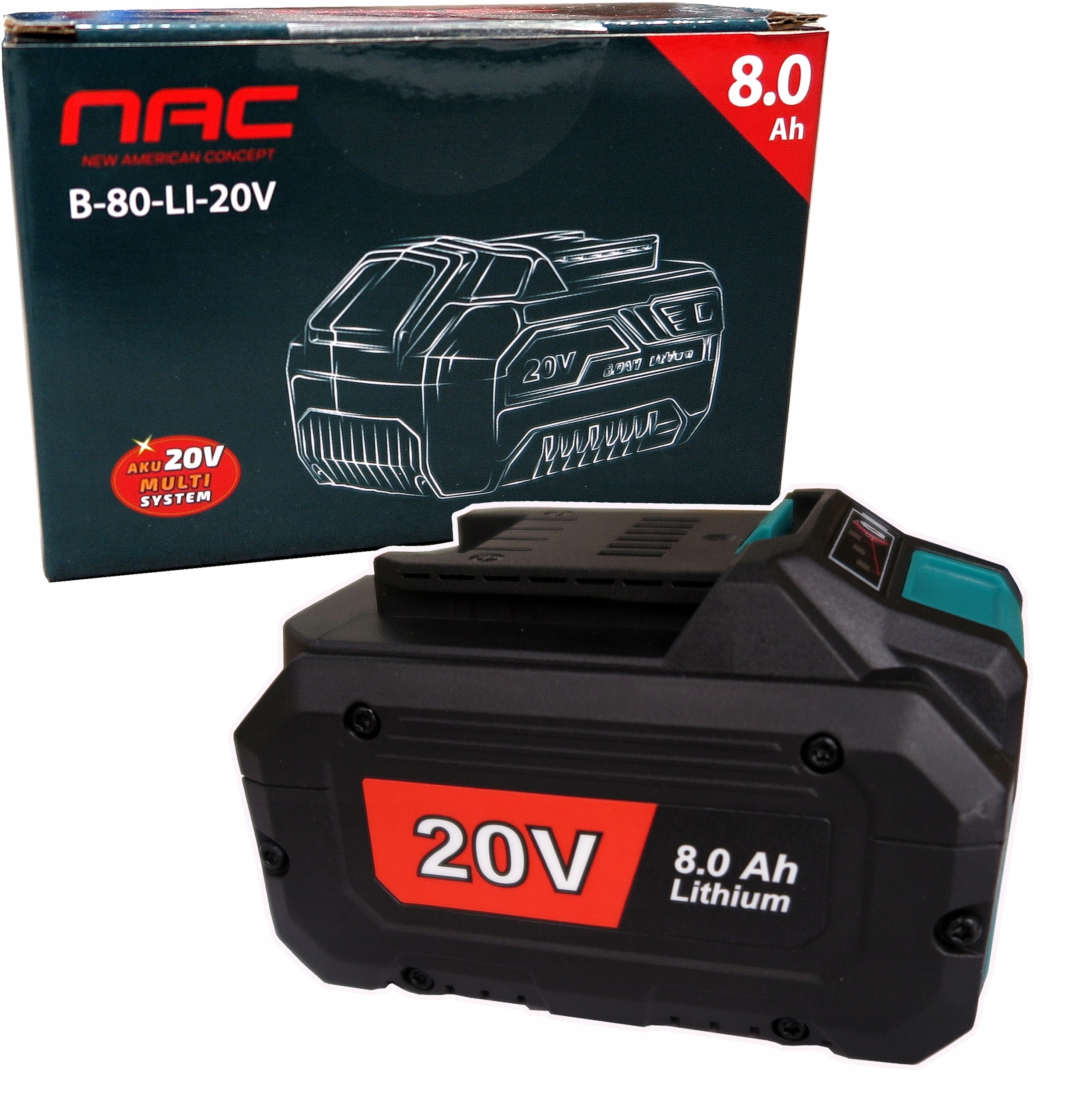System akumulatorowy NAC SERIA S 20V i 40V