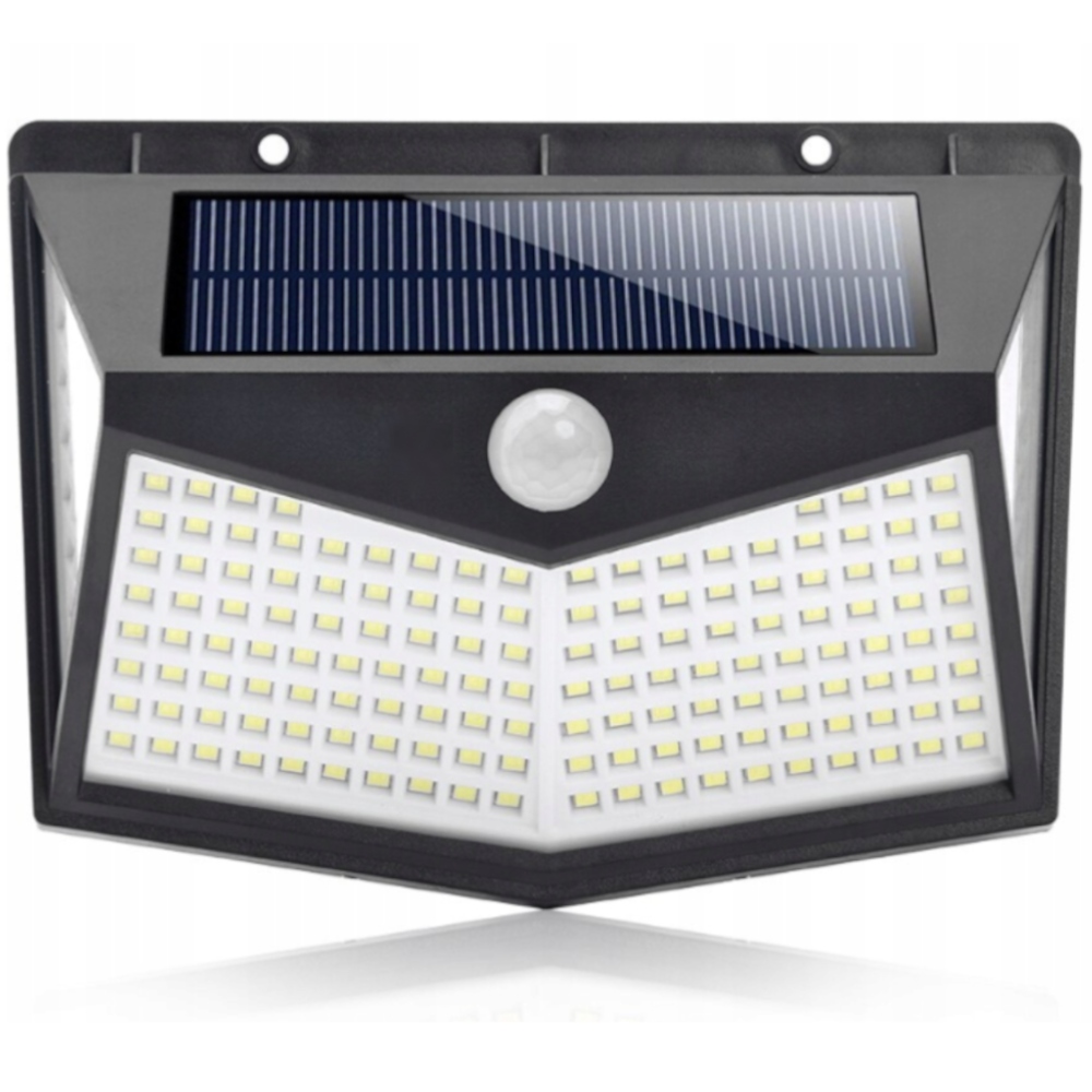 Ścienna lampa solarna 208 LED SMD 600lm – Oświetlenie dla Twojego domu