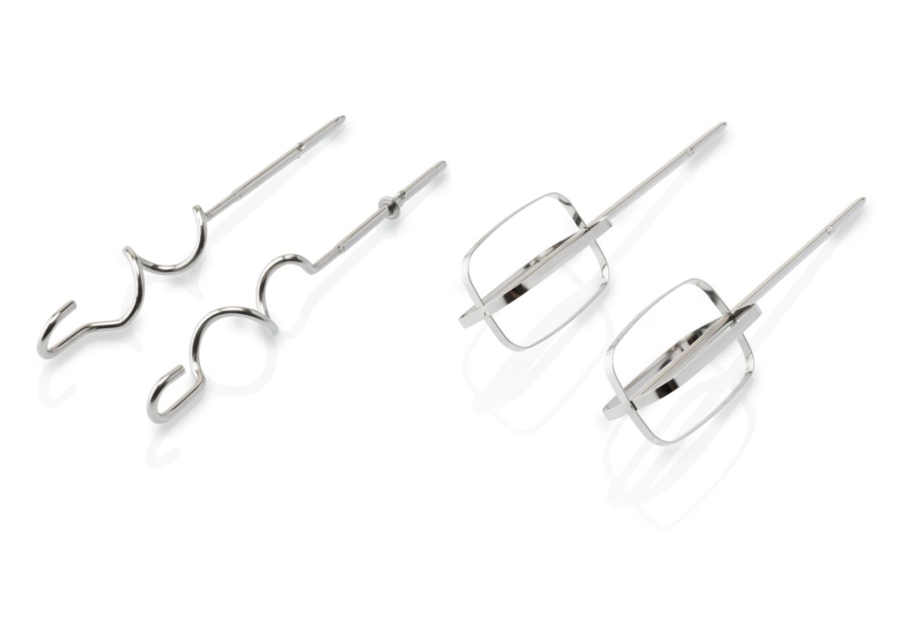 Wygodne akcesoria: trzepaki i haki do ciasta