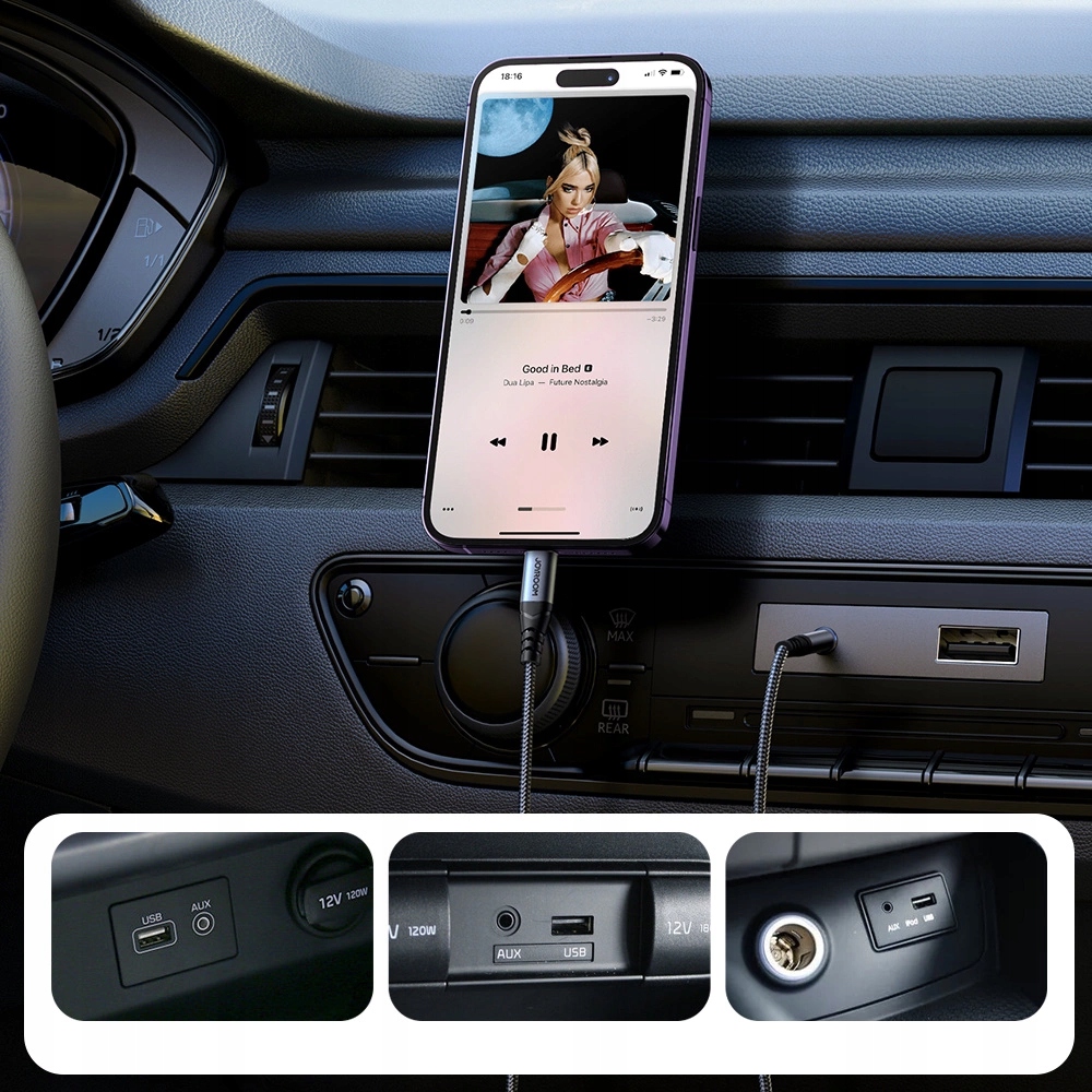 Wsparcie dla iPhone'ów i iPad'ów z urządzeniami audio 3,5 mm