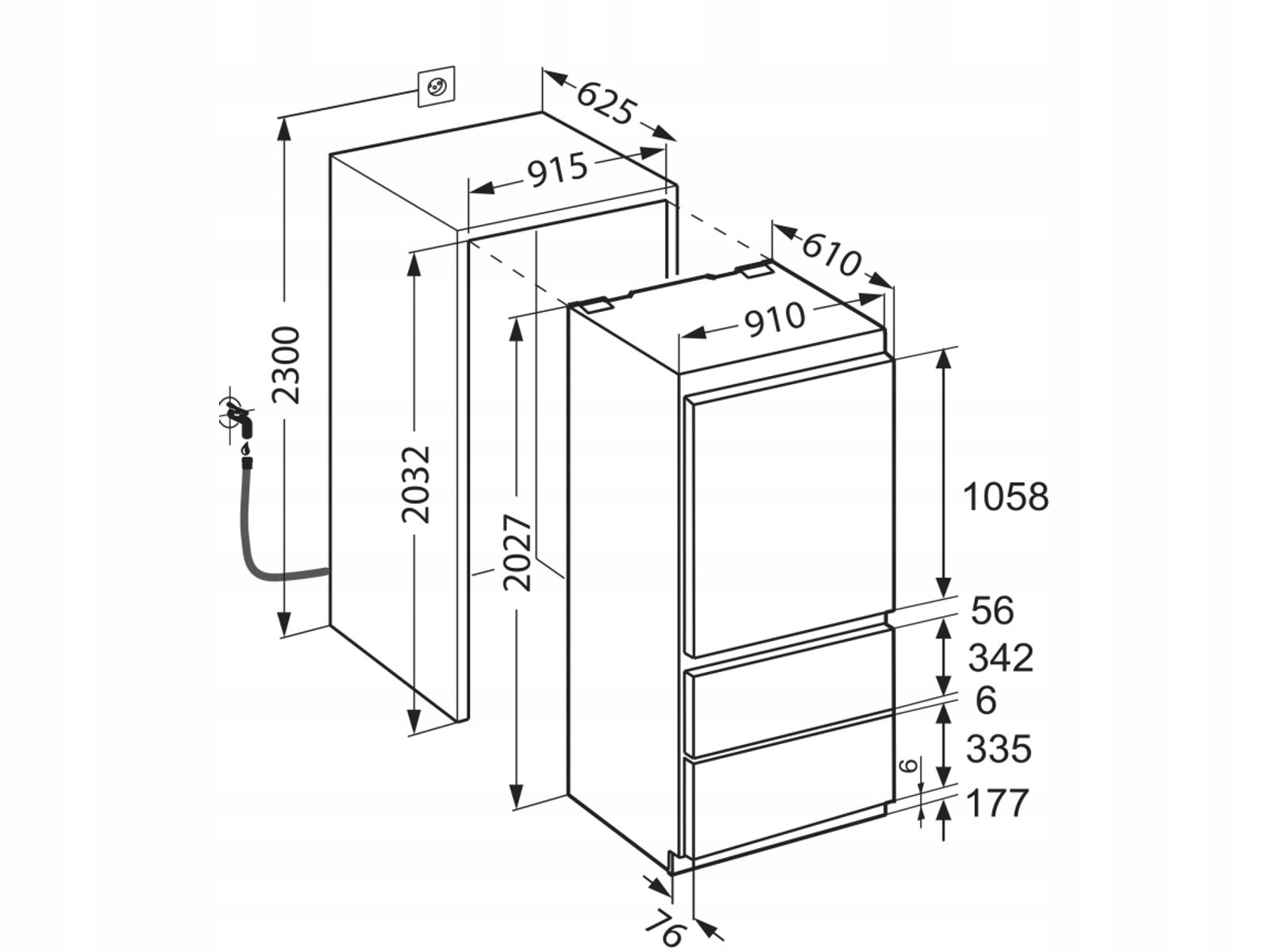 Wydajność energetyczna – Klasa F i roczne zużycie energii