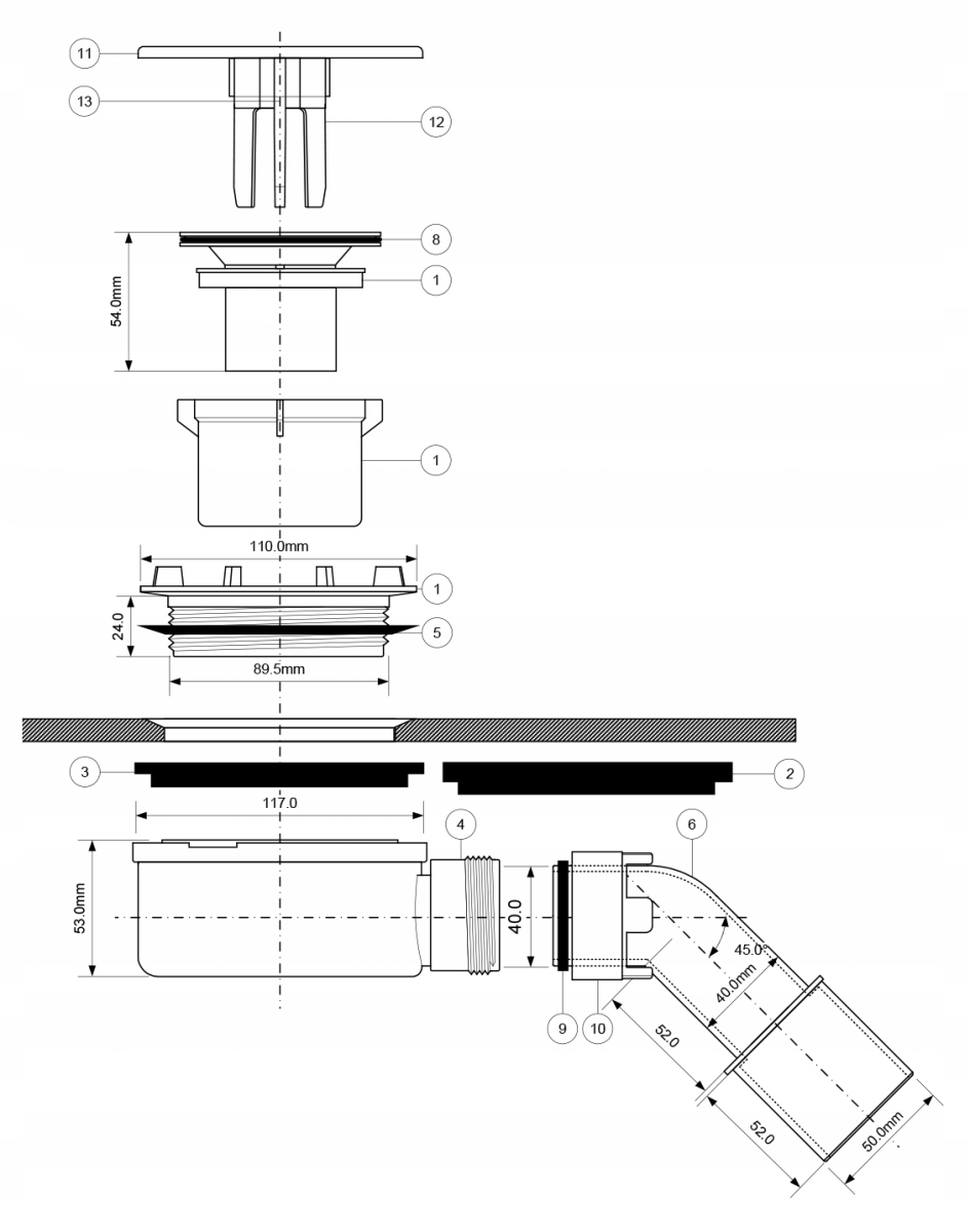 Materiał i konstrukcja syfonu brodzikowego