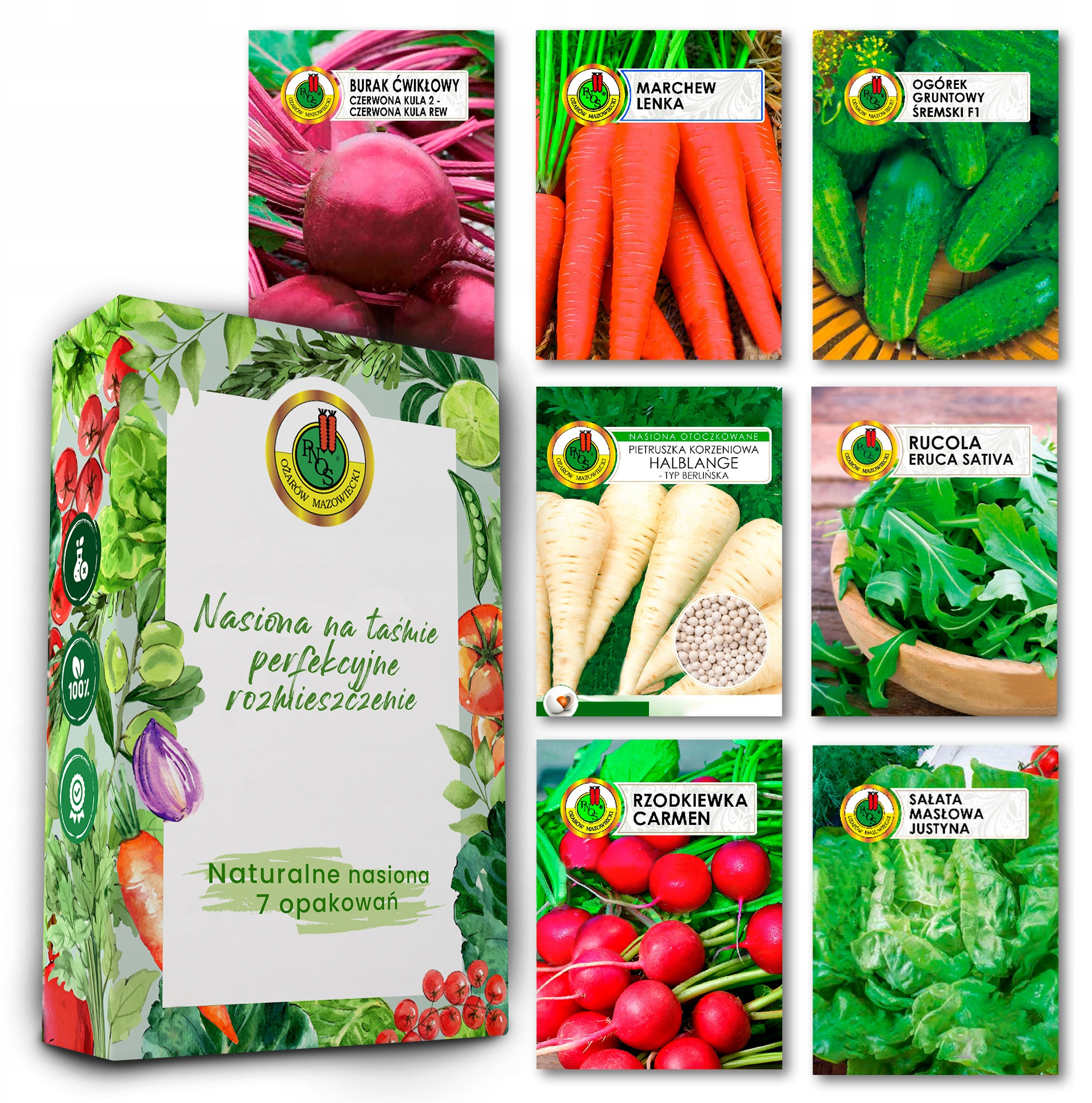 PNOS Zestaw | Nasiona na Taśmie – Odkryj smak i aromat w swoim ogrodzie