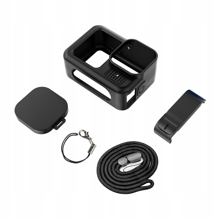 Zestaw Futerał Etui Obudowa Osłona Dekielek Klapka Pas GoPro HERO 13 BLACK – Kompleksowa ochrona dla Twojej kamery