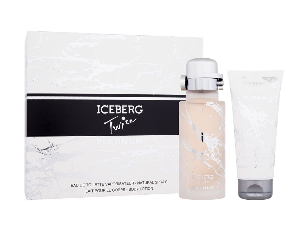 Iceberg Twice Platinum EDT 125 ml + balsam 100 ml – Zestaw dla kobiet