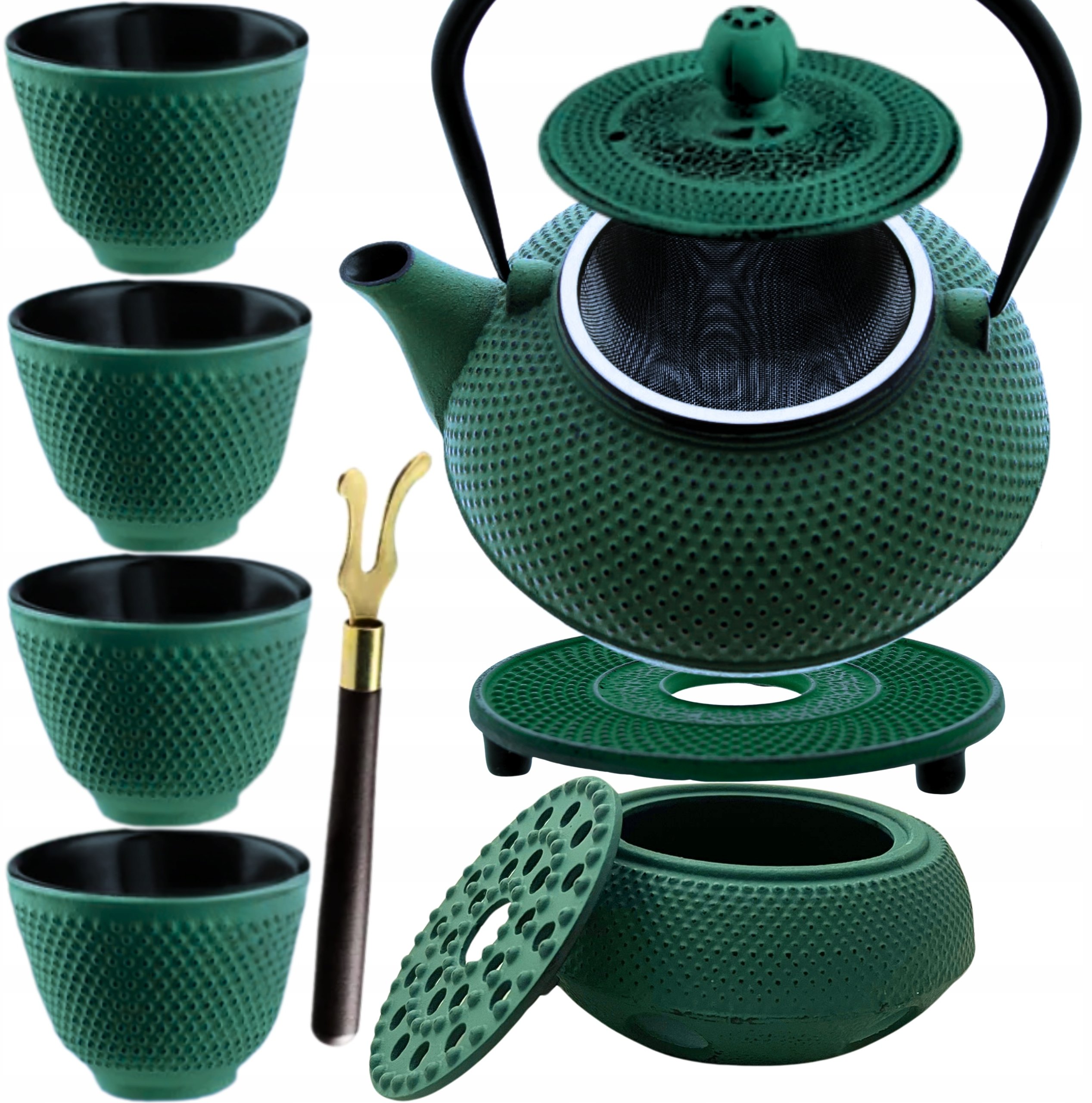 Elegancki design i funkcjonalność – Zestaw z czarkami