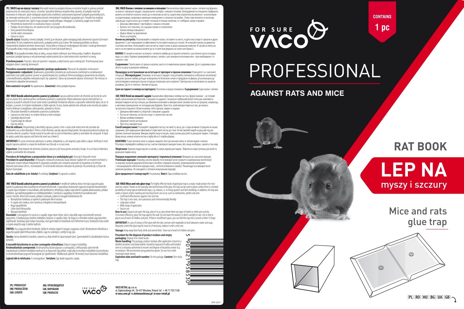 Zastosowanie pułapki lepowej – Jak skutecznie zwalczać myszy i szczury