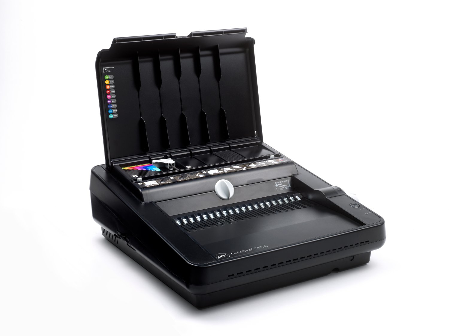 Wydajność bindowania – Zeszytuje do 450 arkuszy