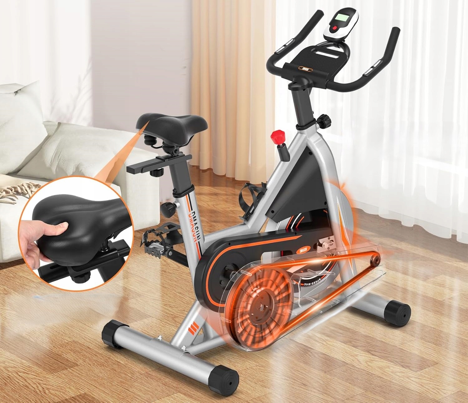 Ergonomiczne siodełko dla maksymalnego komfortu