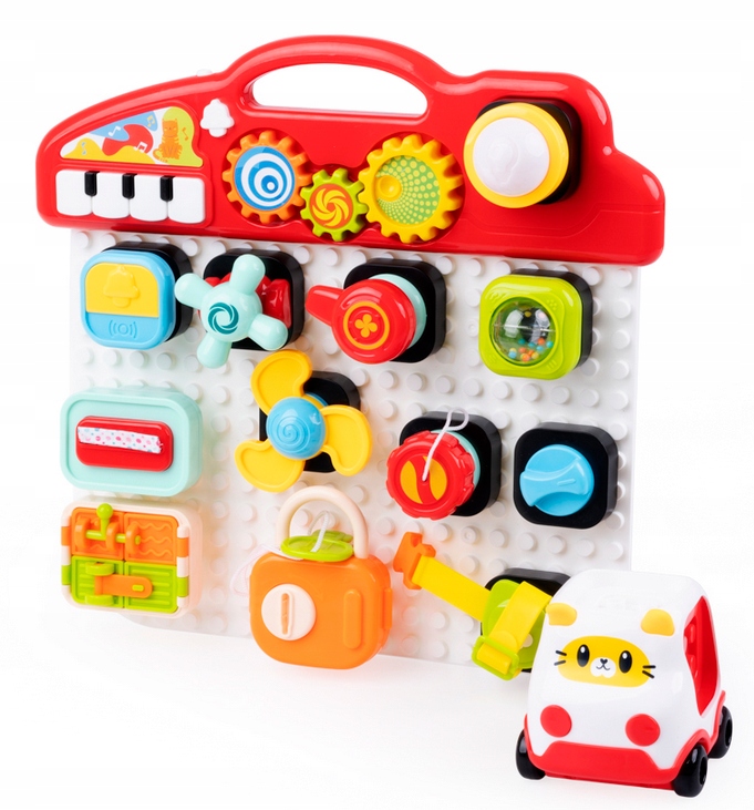 Interaktywne elementy i dźwiękowy panel