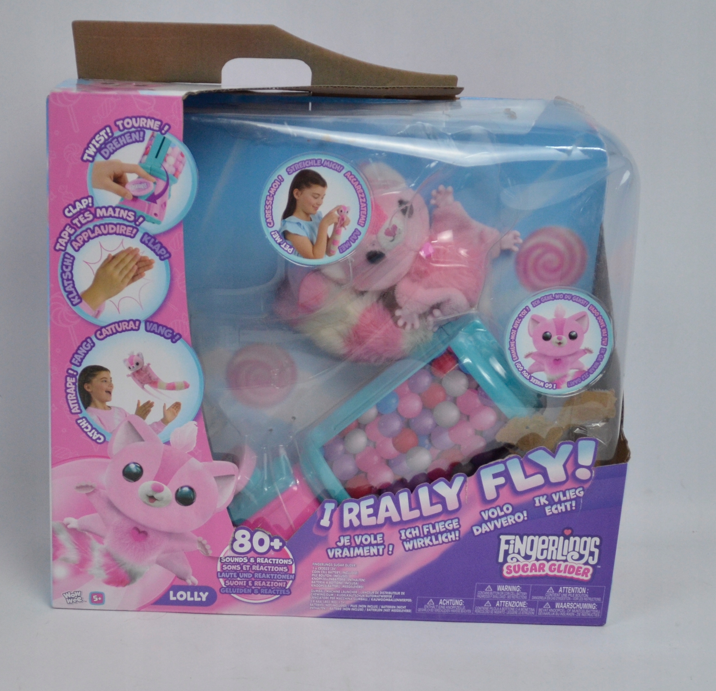 Fingerlings Sugar Glider – Interaktywny latający wiewiórka dla dzieci