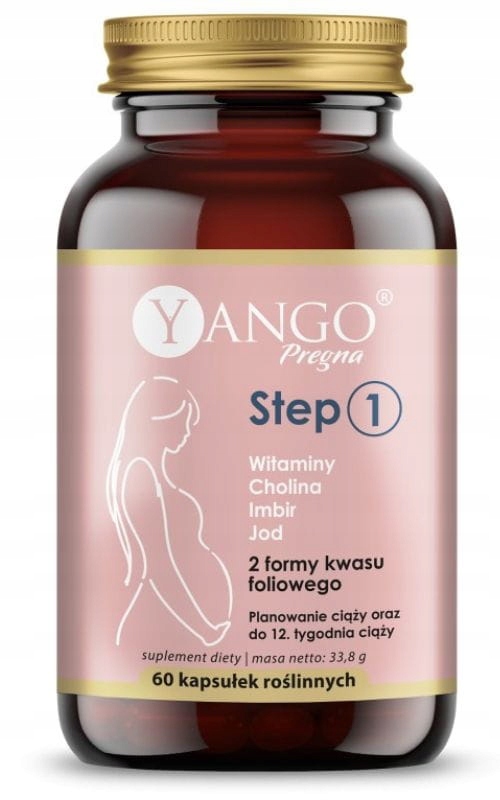 YANGO Step 1 Pregna – Suplement diety dla kobiet w ciąży i planujących ciążę