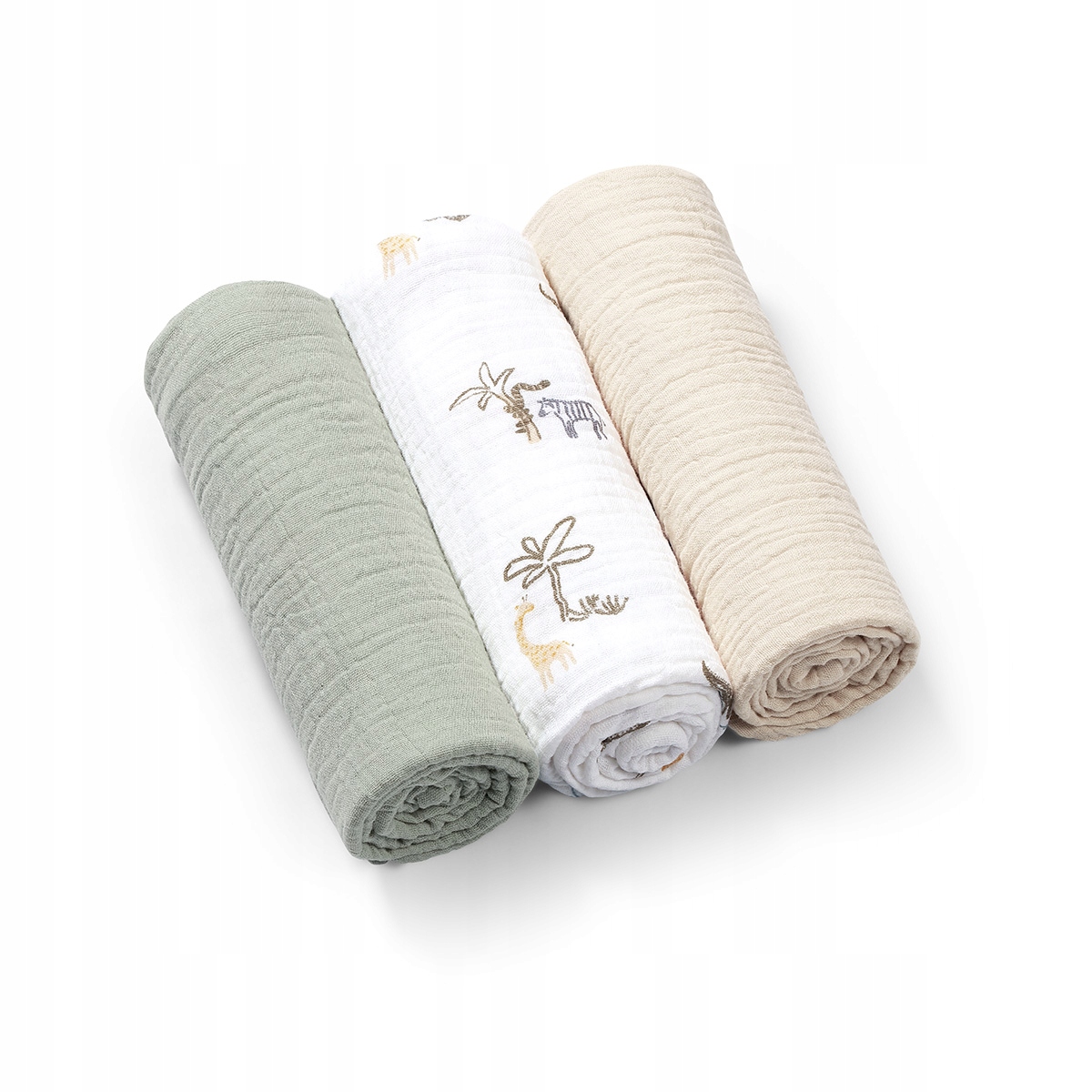 Pieluszki muślinowe marszczone Babyono 828/04 – Komfort i delikatność dla Twojego maluszka