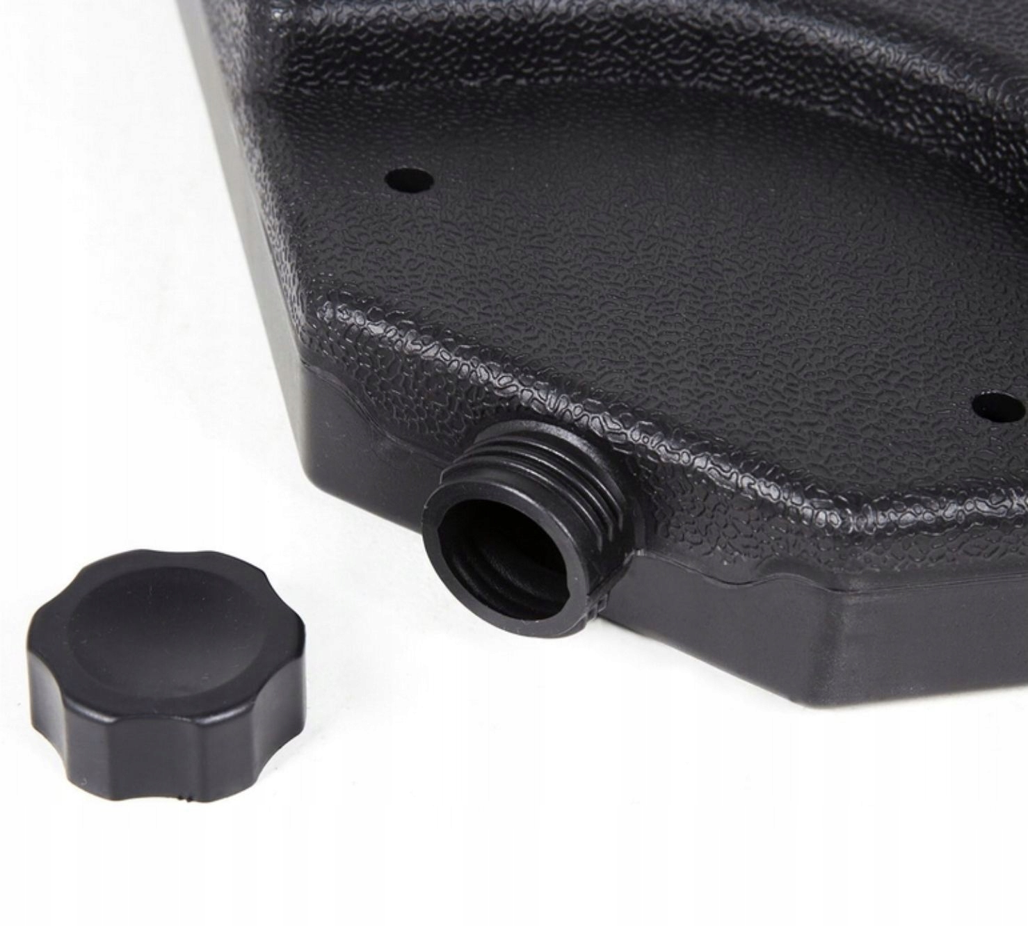 Podstawa pod parasol ogrodowy - kwadratowa baza czarna 50x50cm