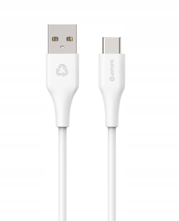 Kabel eSTUFF ES605170 USB-C do USB-A 1 m Biały – Idealne połączenie dla Twojego urządzenia