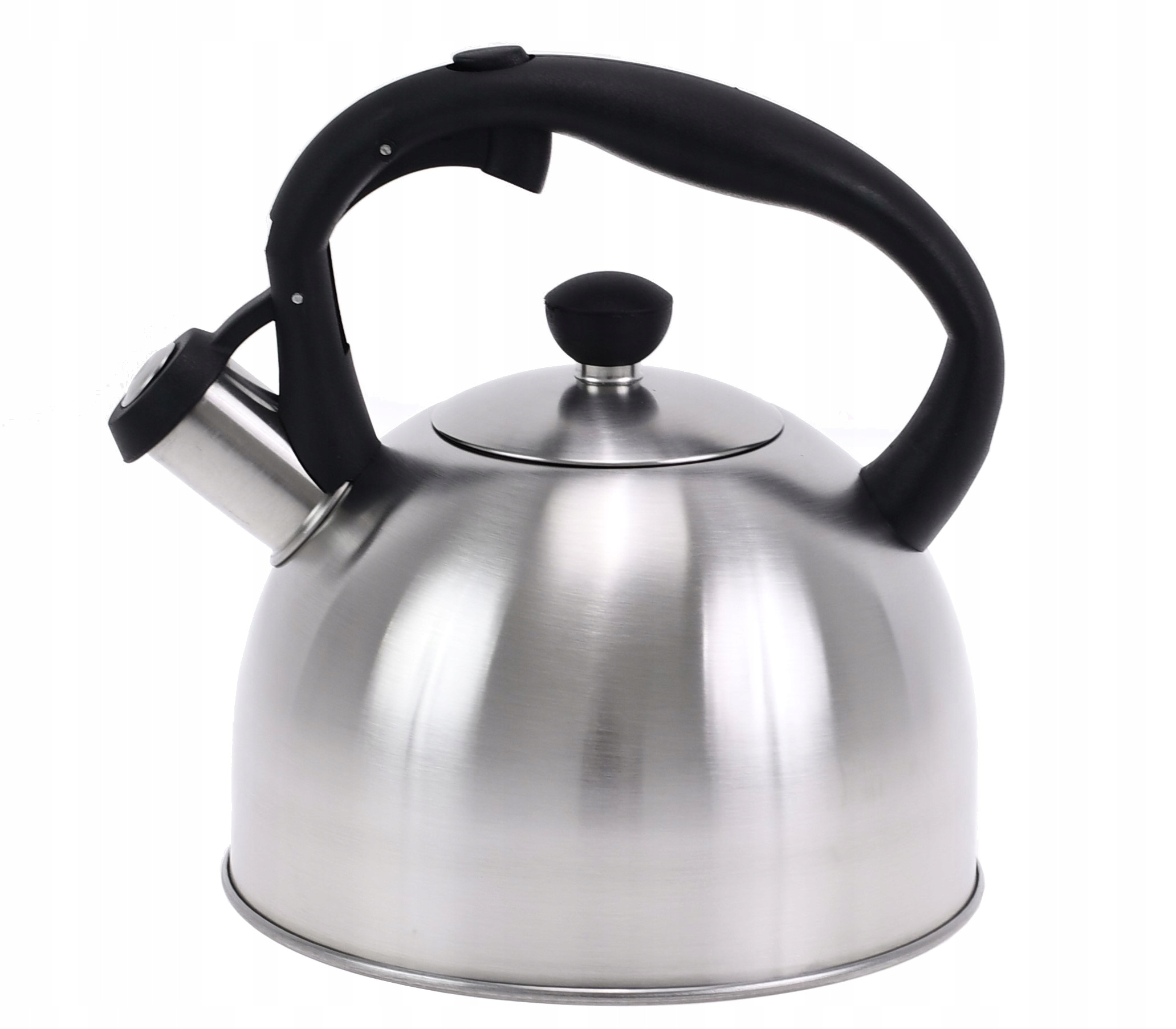 Czajnik stalowy na gaz 2.5L, indukcja, srebrny – KRISBERG KS-2594