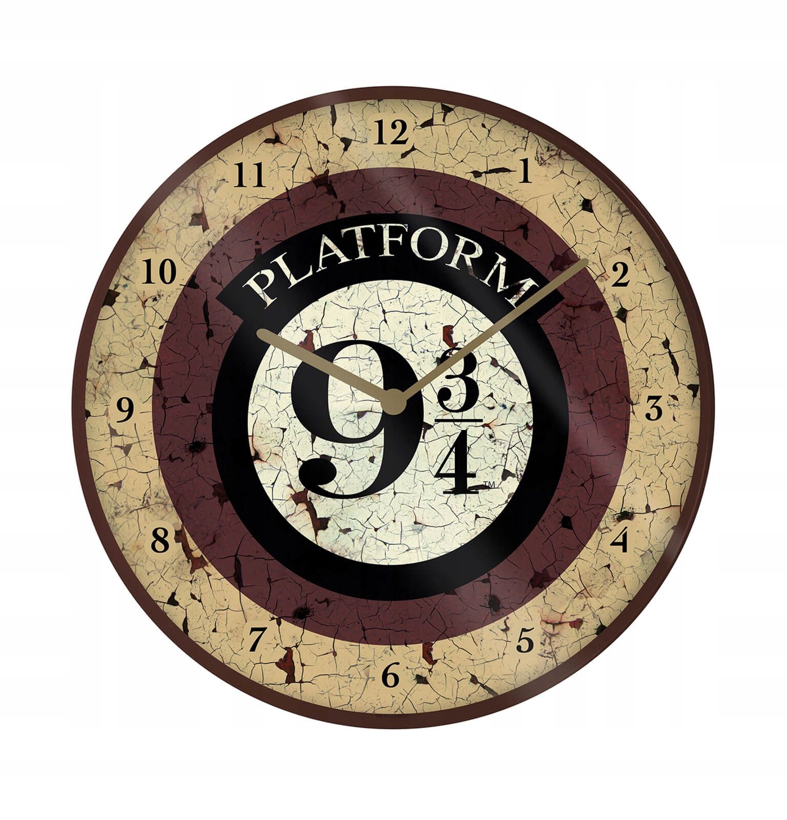 Zegar ścienny Harry Potter Platform 9 3/4 – Idealny dla fanów magii