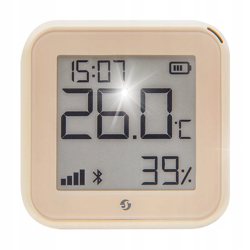 Czujnik temperatury i wilgotności WIFI Shelly H&T gen3 (Mokka) – Inteligentne monitorowanie warunków w Twoim domu