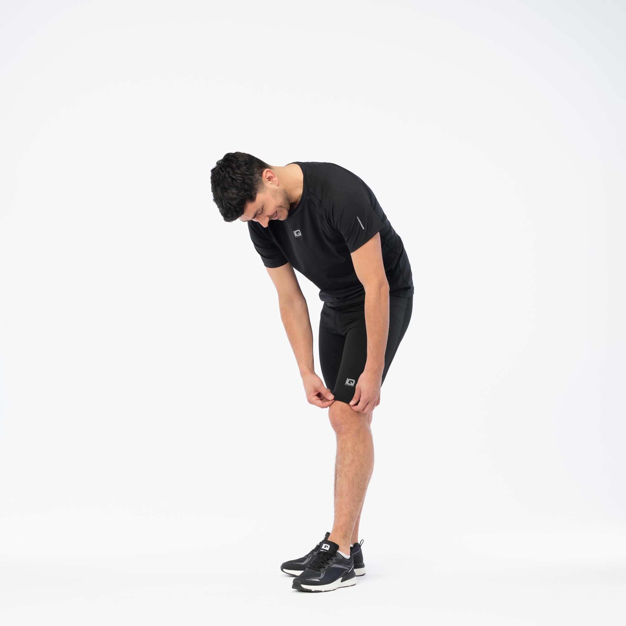 Męskie legginsy IQ Intelligence Quality IRSON – Idealne do biegania i aktywności sportowych