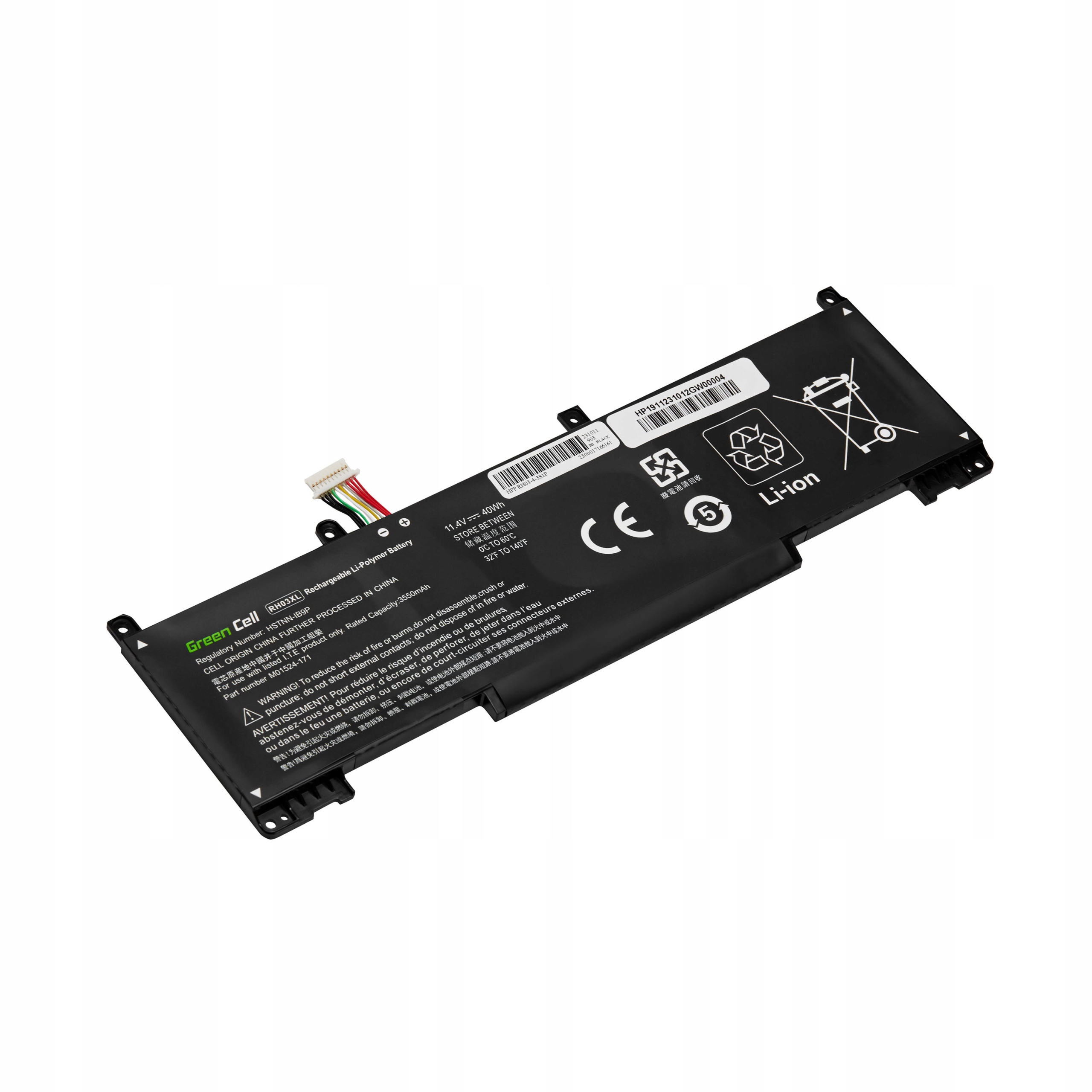 Wysoka pojemność 3550 mAh dla długotrwałej pracy