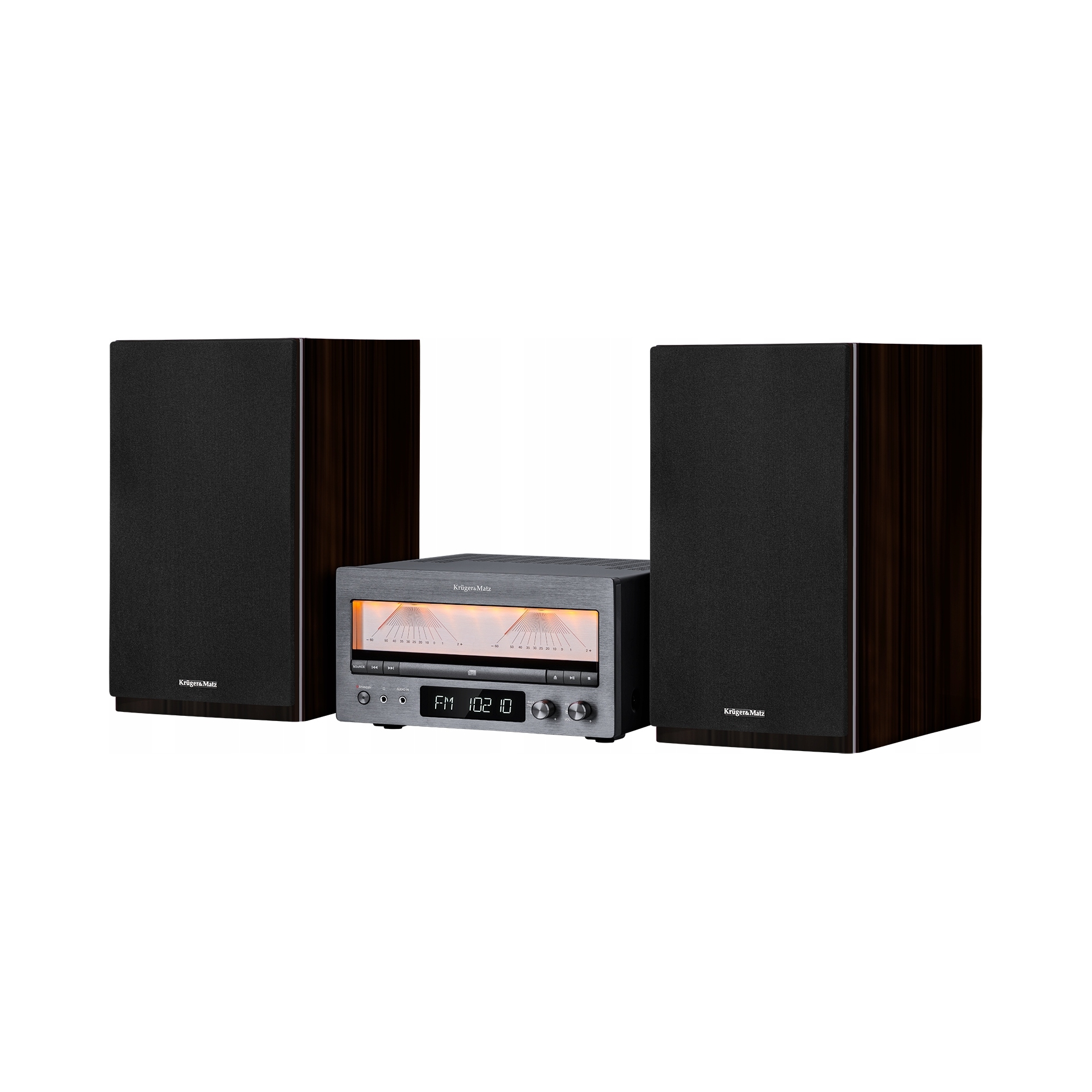 Wieża HiFi Kruger&Matz KM1995 – Doskonałe brzmienie w stylu retro