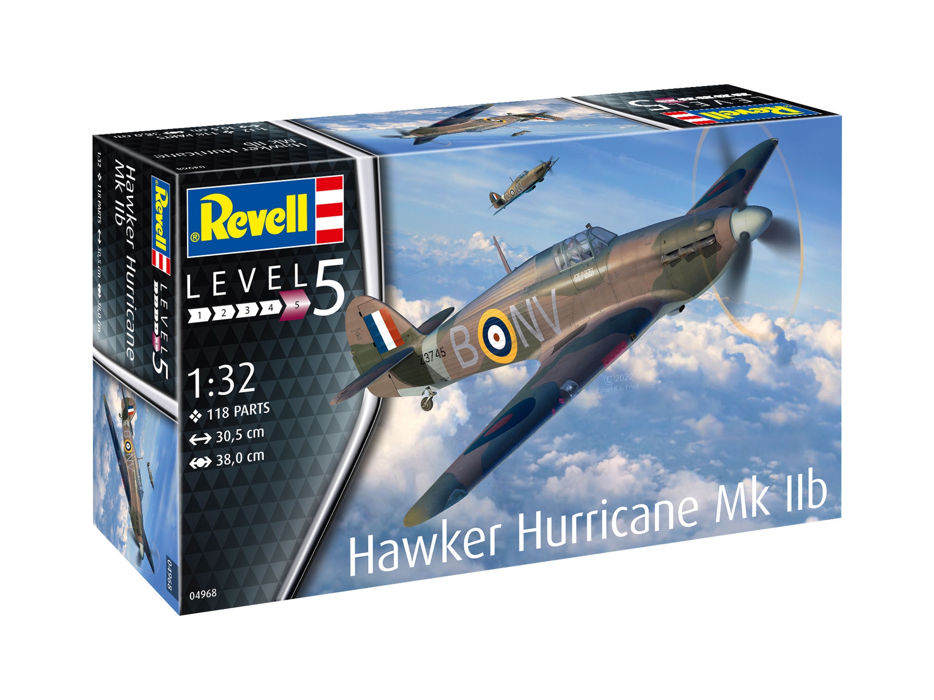 Szczegóły konstrukcji modelu Hawker Hurricane