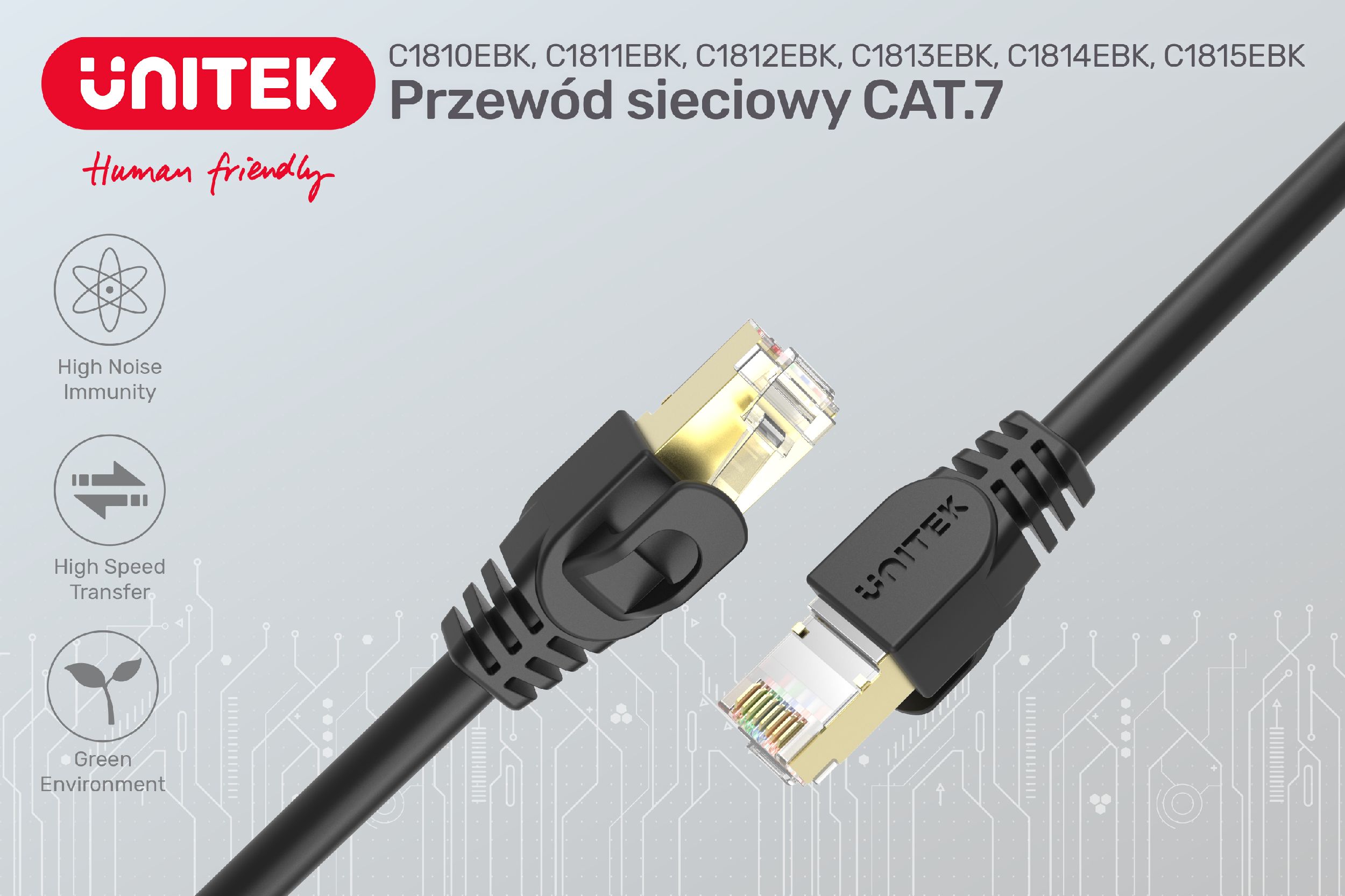 przewód lan unitek