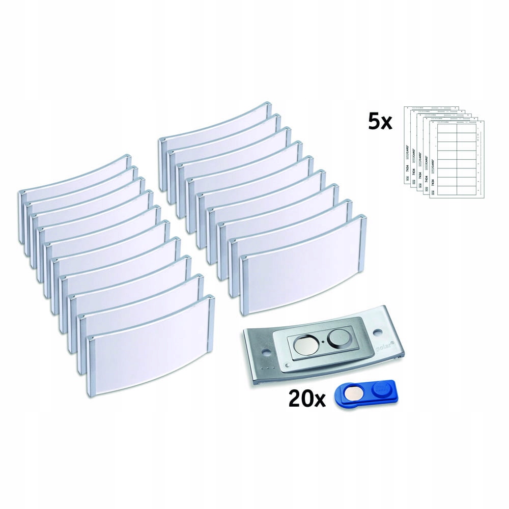 Navneskilt Badgepoint® 80x34 mm – Idealne rozwiązanie dla Twojego biura