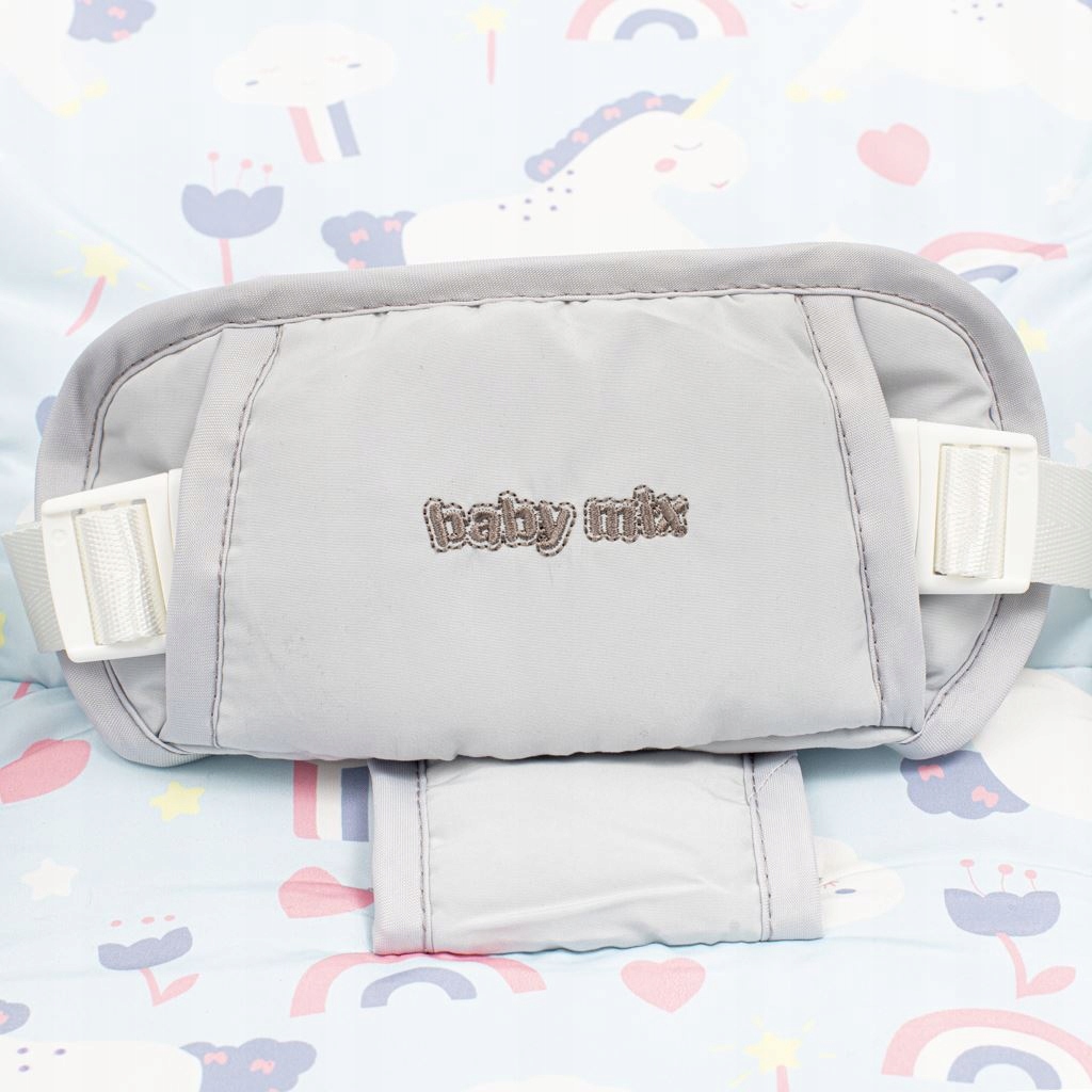 Regulowane oparcie i wewnętrzne pasy bezpieczeństwa