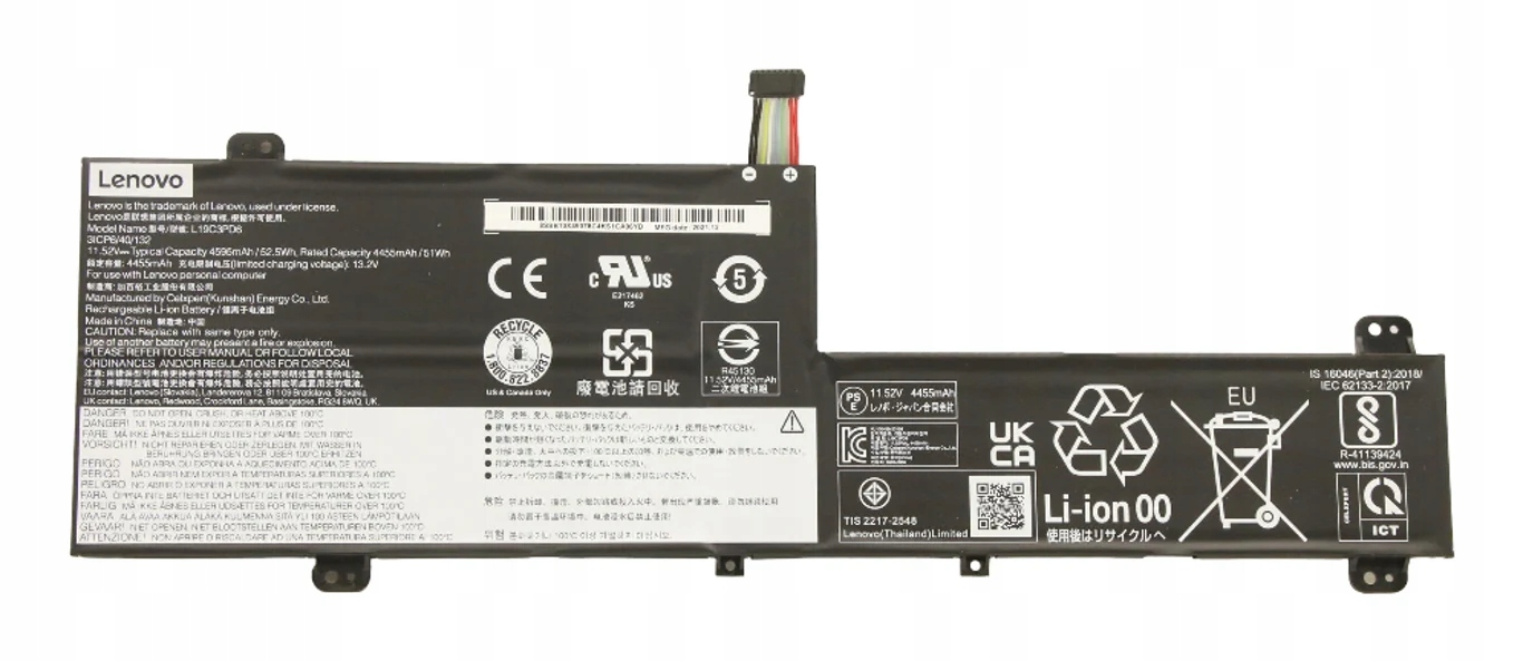Napęd Lenovo CP/B L19C3PD6 – Wydajna bateria do laptopów