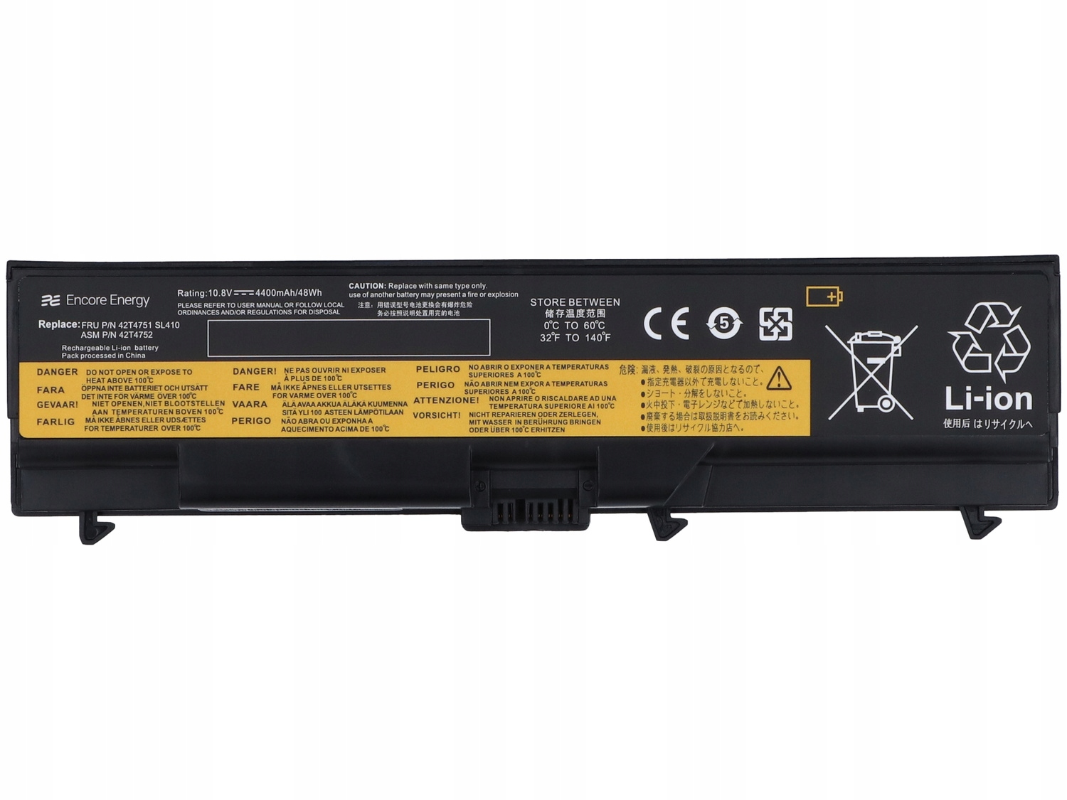 Wydajność baterii – Pojemność 4400 mAh i 48 Wh