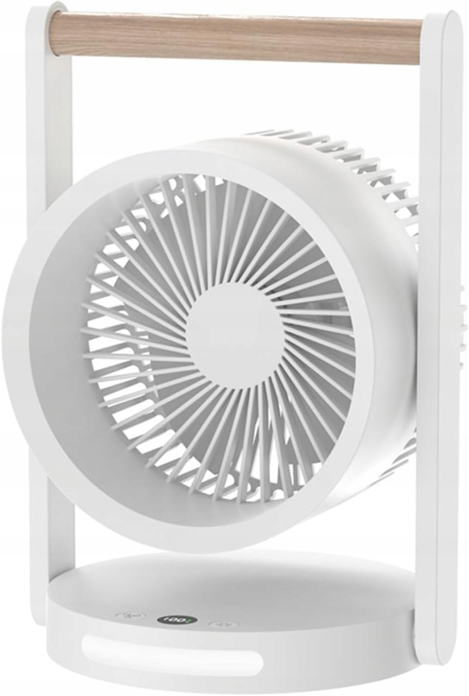 Wentylator Biurkowy z Drewnianą Rączką – Komfort i Styl w Twoim Biurze