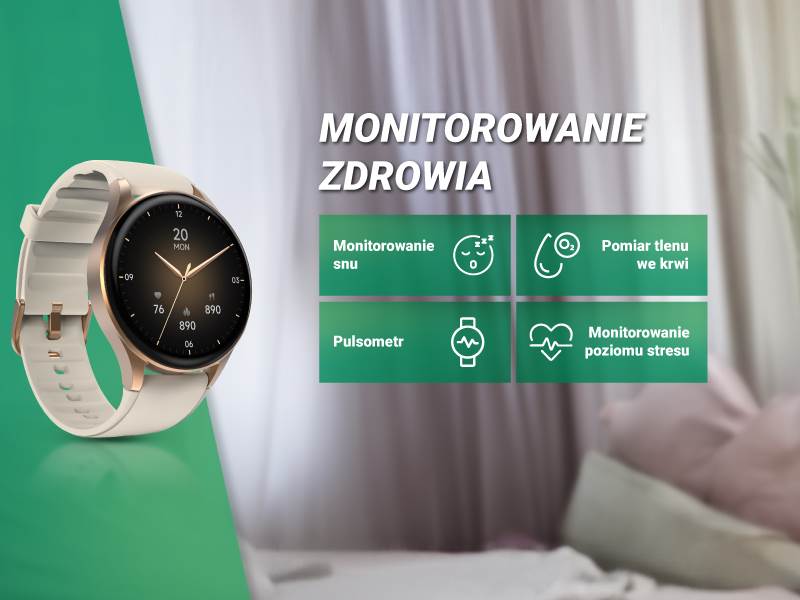 Smartwatch umożliwiający wykonywanie połączeń głosowych przez Bluetooth