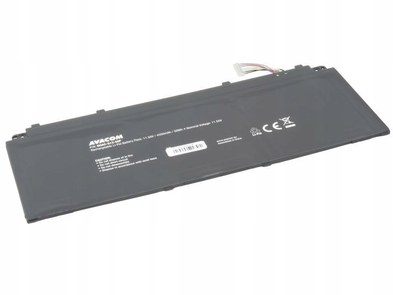 Wydajność energetyczna: 11,55V, 4350mAh, 50Wh