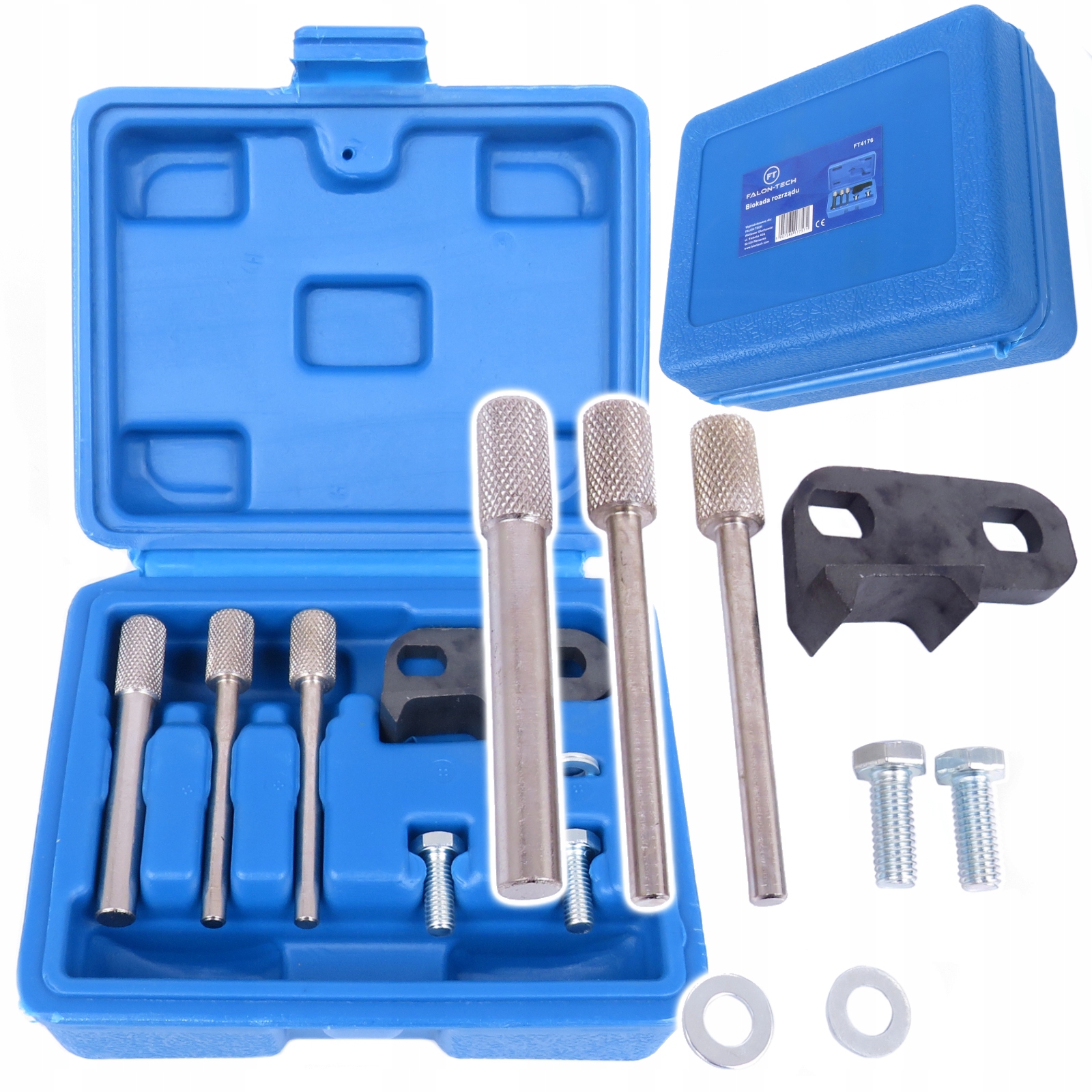 Zestaw zawiera wszystkie niezbędne blokady