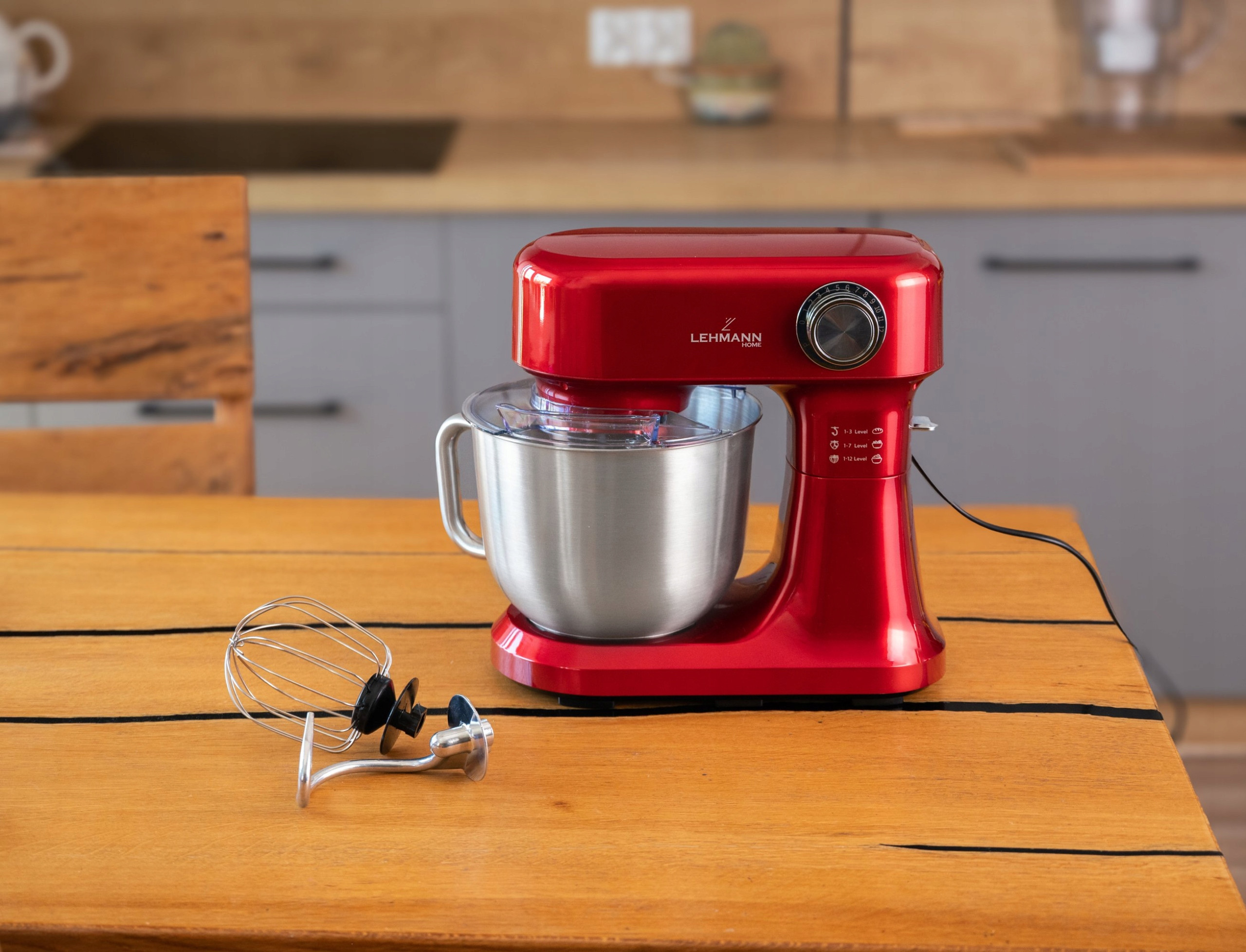 ROBOT PLANETARNY KUCHENNY MIKSER MIESZADŁA HAK MISA OBROTOWA LEHMANN RED EAN (GTIN) 5905999067506