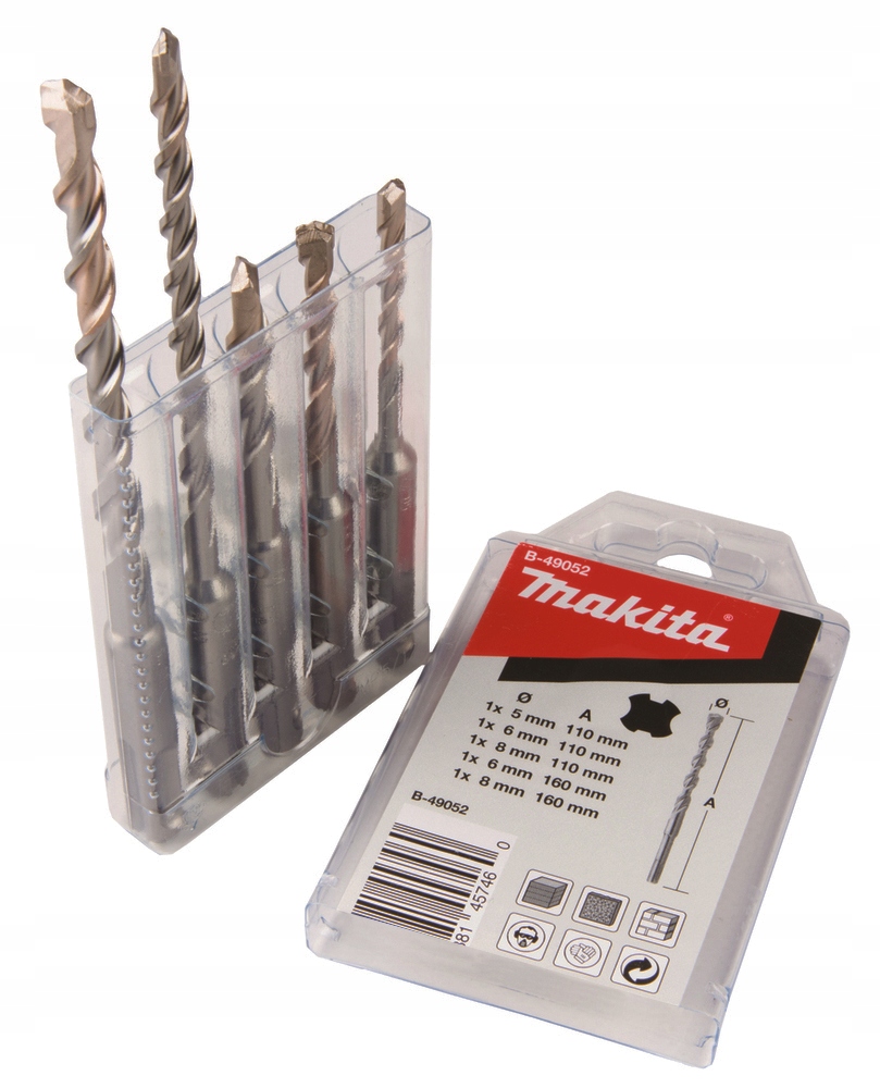 Zestaw 5 wierteł – Różne średnice dla różnych potrzeb