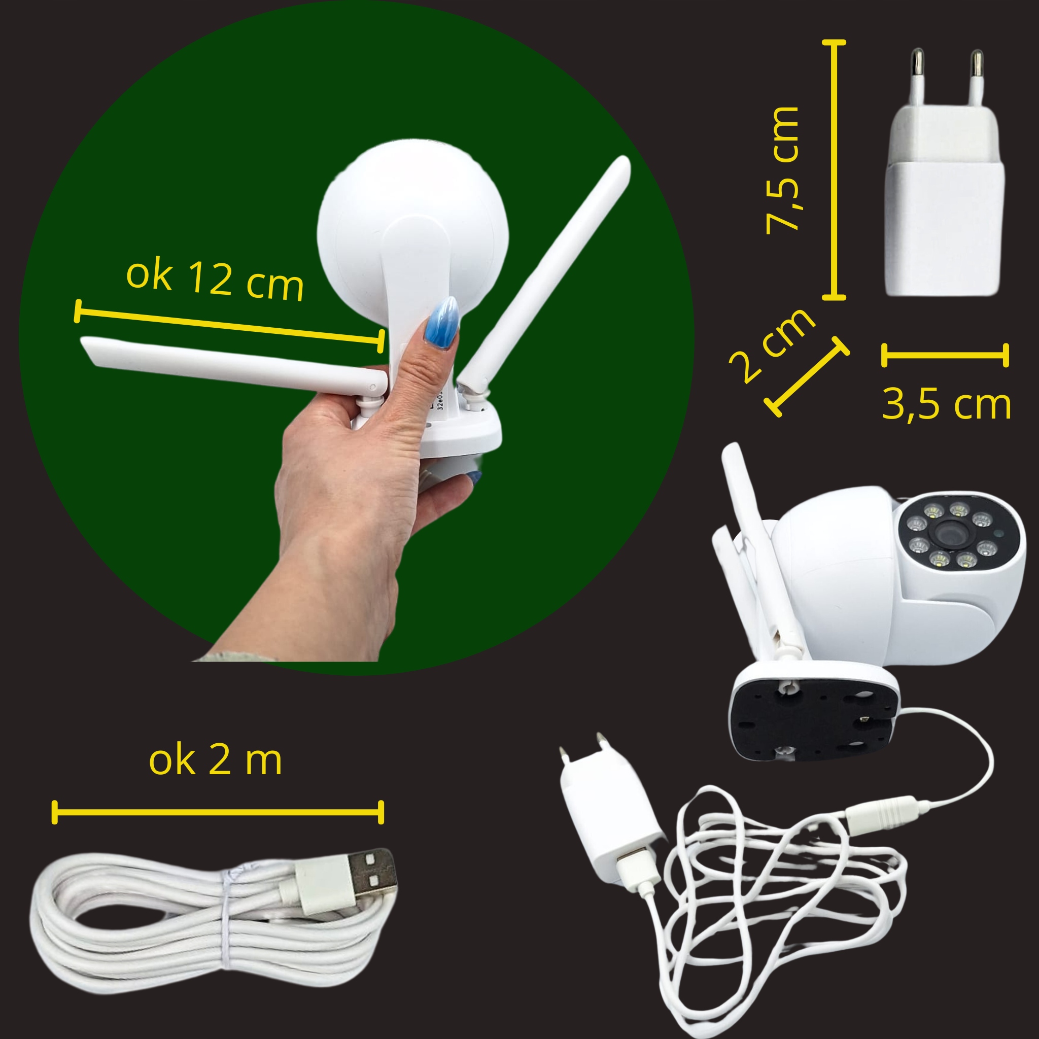 Wbudowany mikrofon i głośnik – dwukierunkowa komunikacja