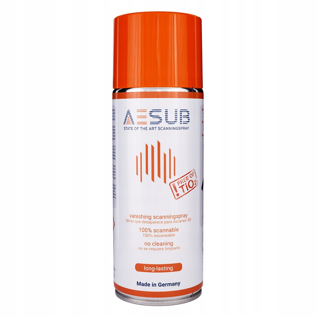 AESUB Oranžinis - Długotrwały spray do skanowania 3D 400ml