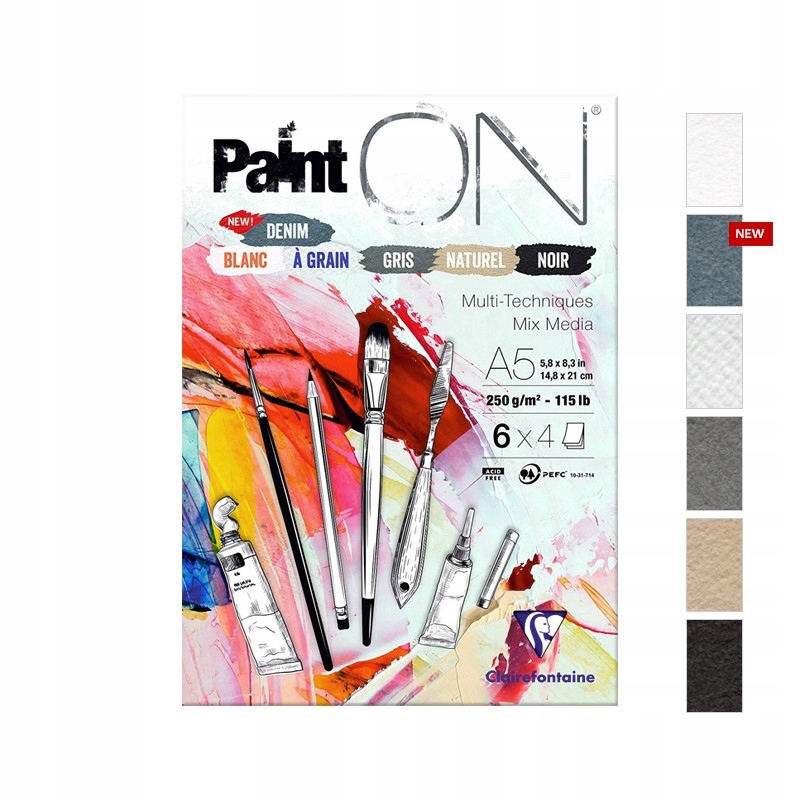 Szkicownik A5 Paint ON Denim 24k/250g – Idealny dla małych artystów