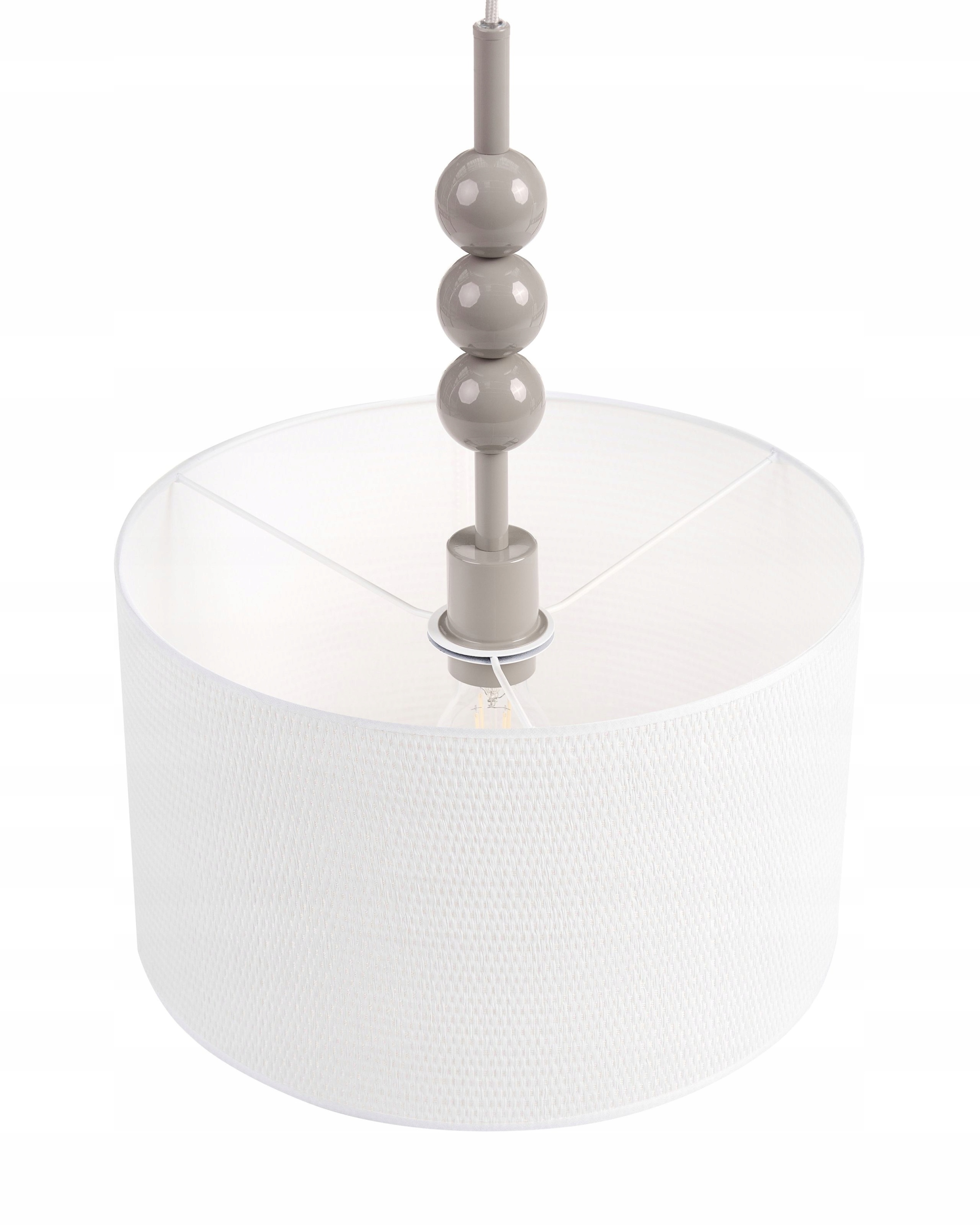 Lampa wisząca LOKY Metal Beżowy – Elegancja i nowoczesność w Twoim wnętrzu