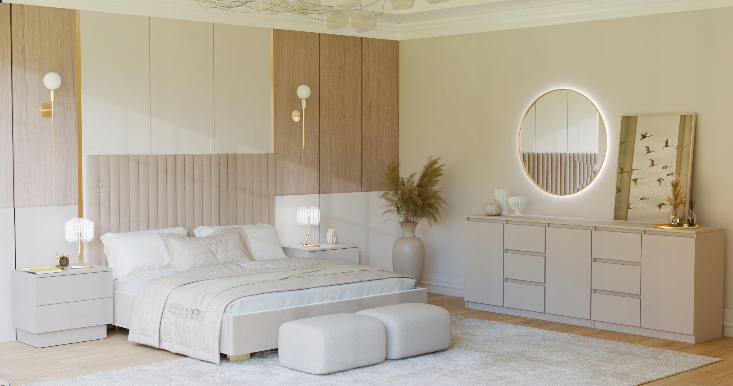 Nowoczesny design z bezuchwytowymi frontami