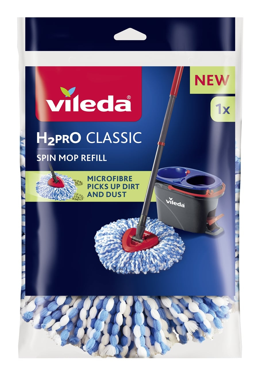 Wymiary i specyfikacja wkładu do mopa Vileda H2prO