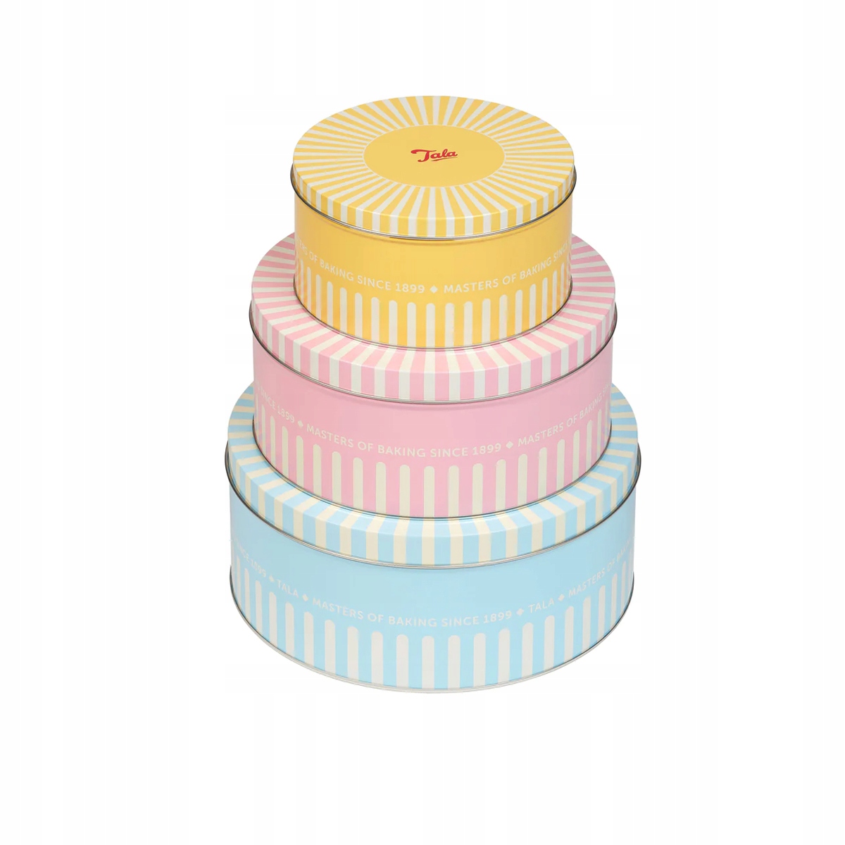 Puszki metalowe RETRO 3 szt. – Stylowe przechowywanie w Twojej kuchni